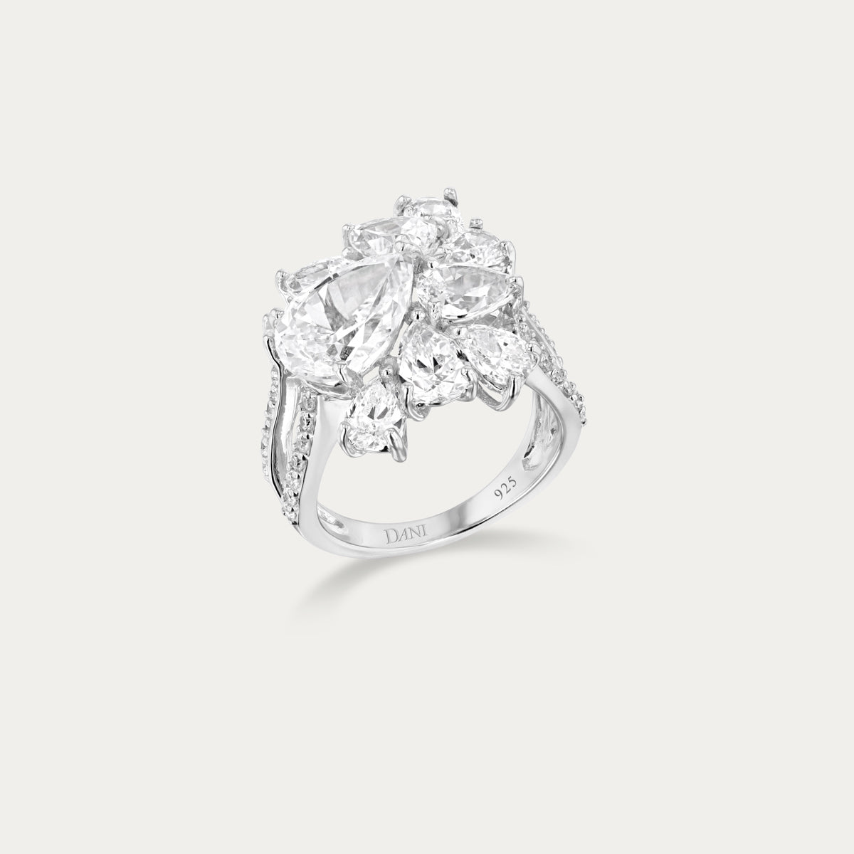 Floral Cluster Ring