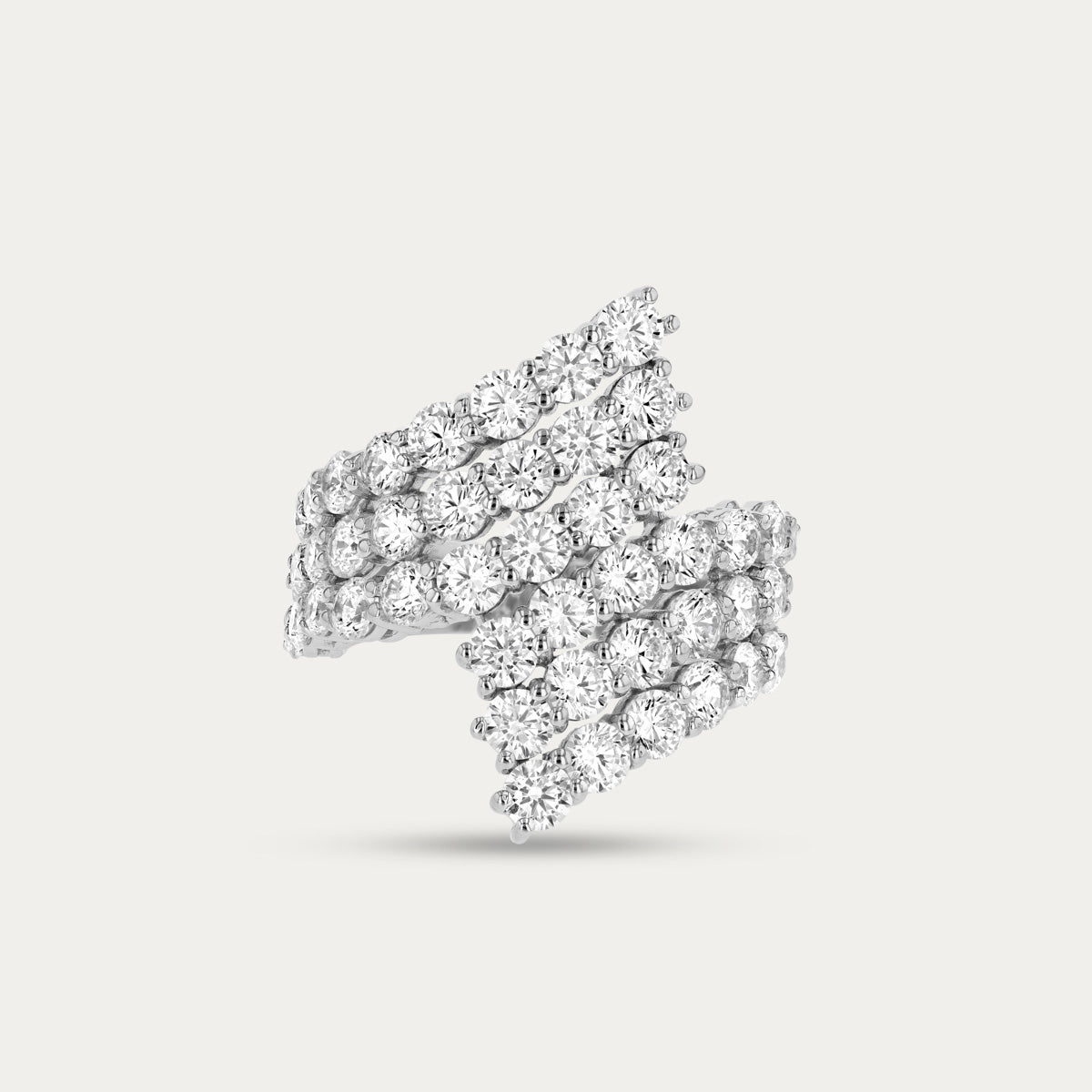 Chevron Pavé Ring