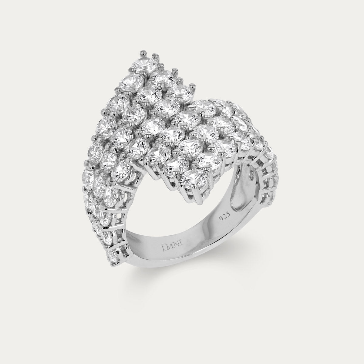 Chevron Pavé Ring