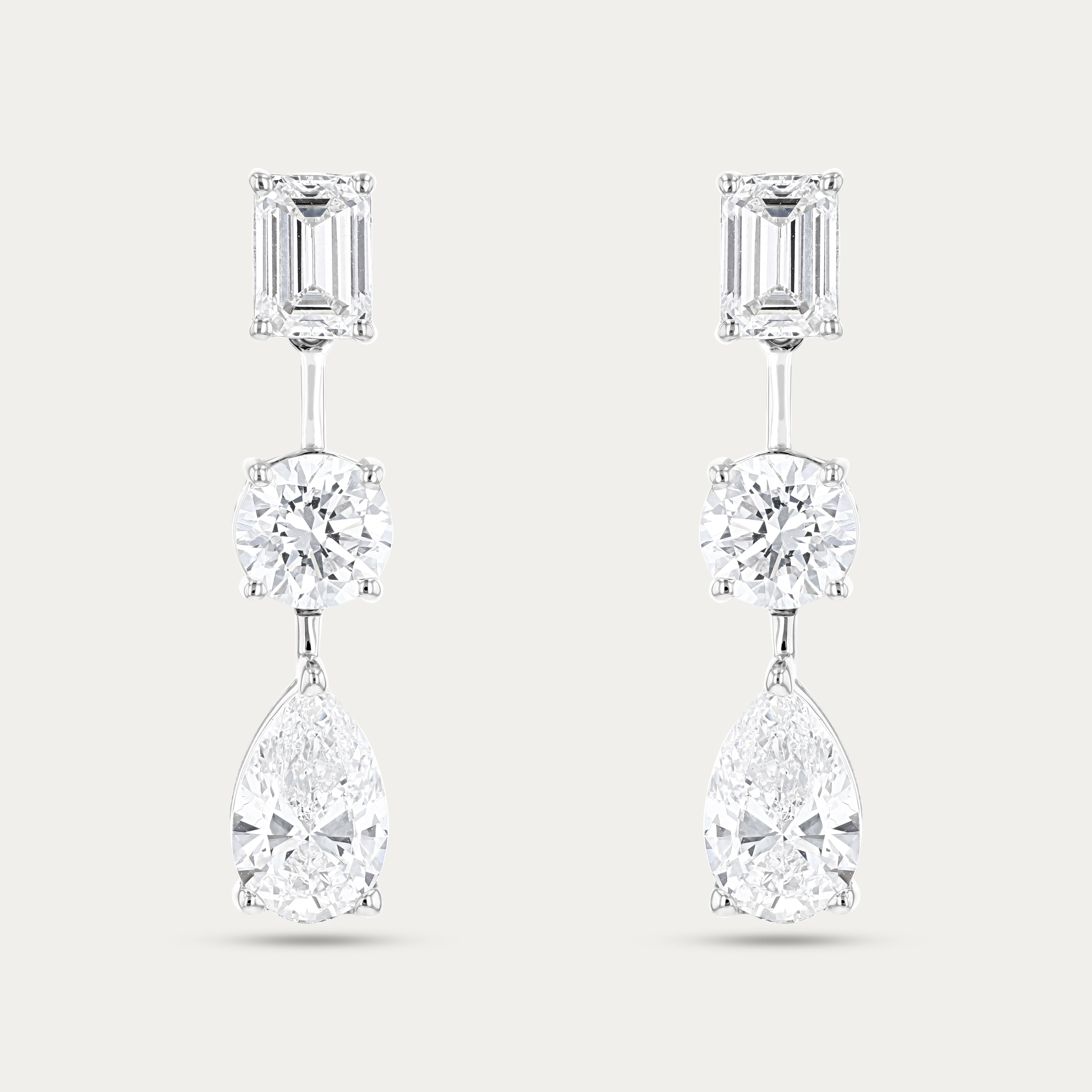 Triluxe Cascade Lab Grown Diamond Earrings