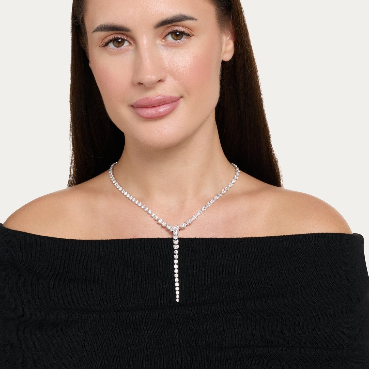 Elysian Drop Lab Grown Diamond Necklace