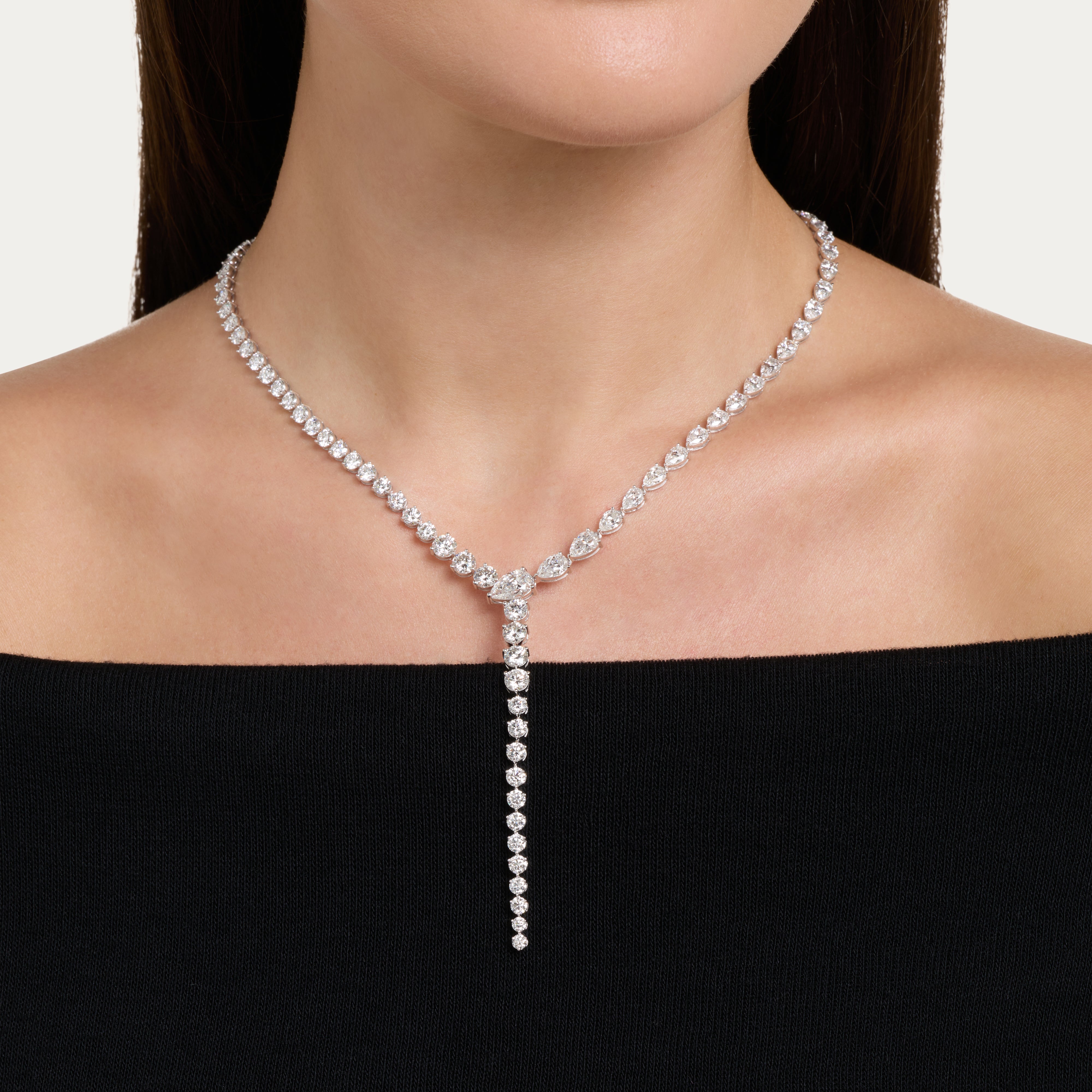 Elysian Drop Lab Grown Diamond Necklace
