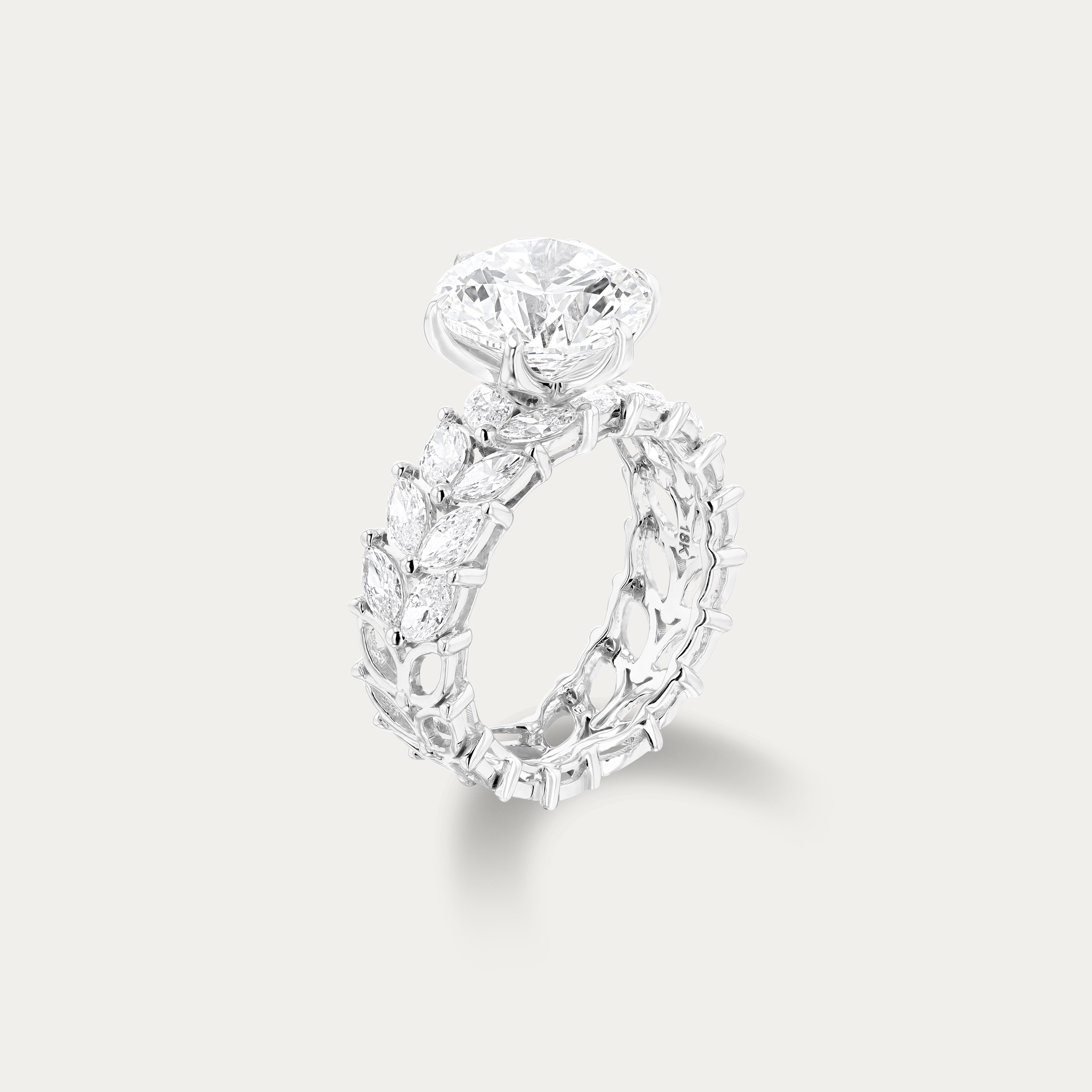 Empress Vine Lab Grown Diamond Ring