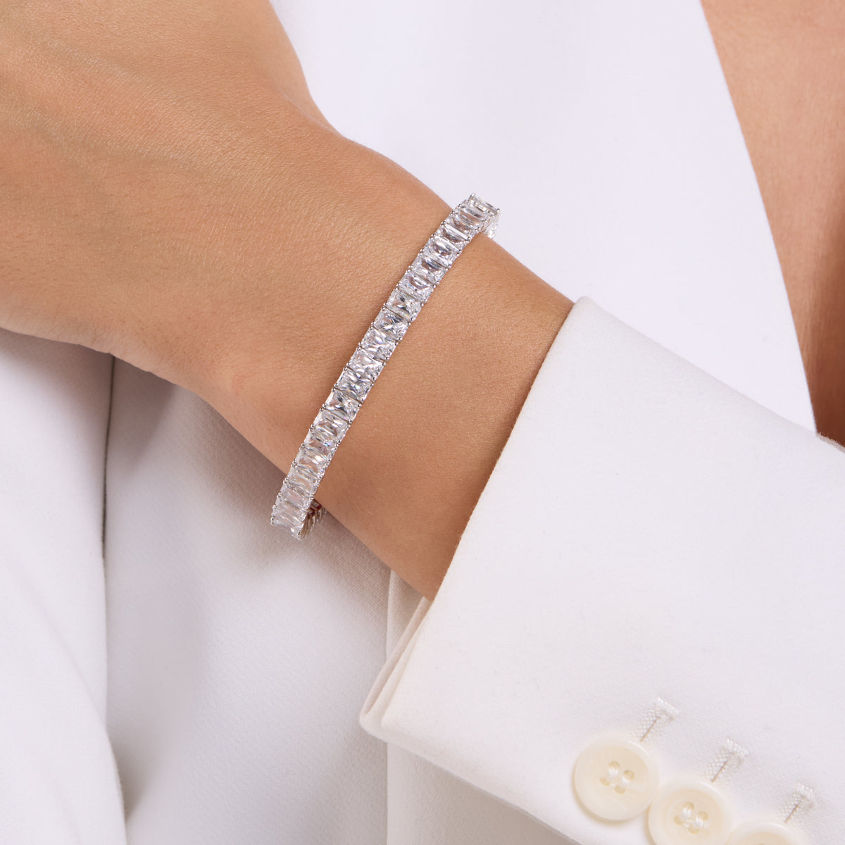 Shimmering Square Bangle