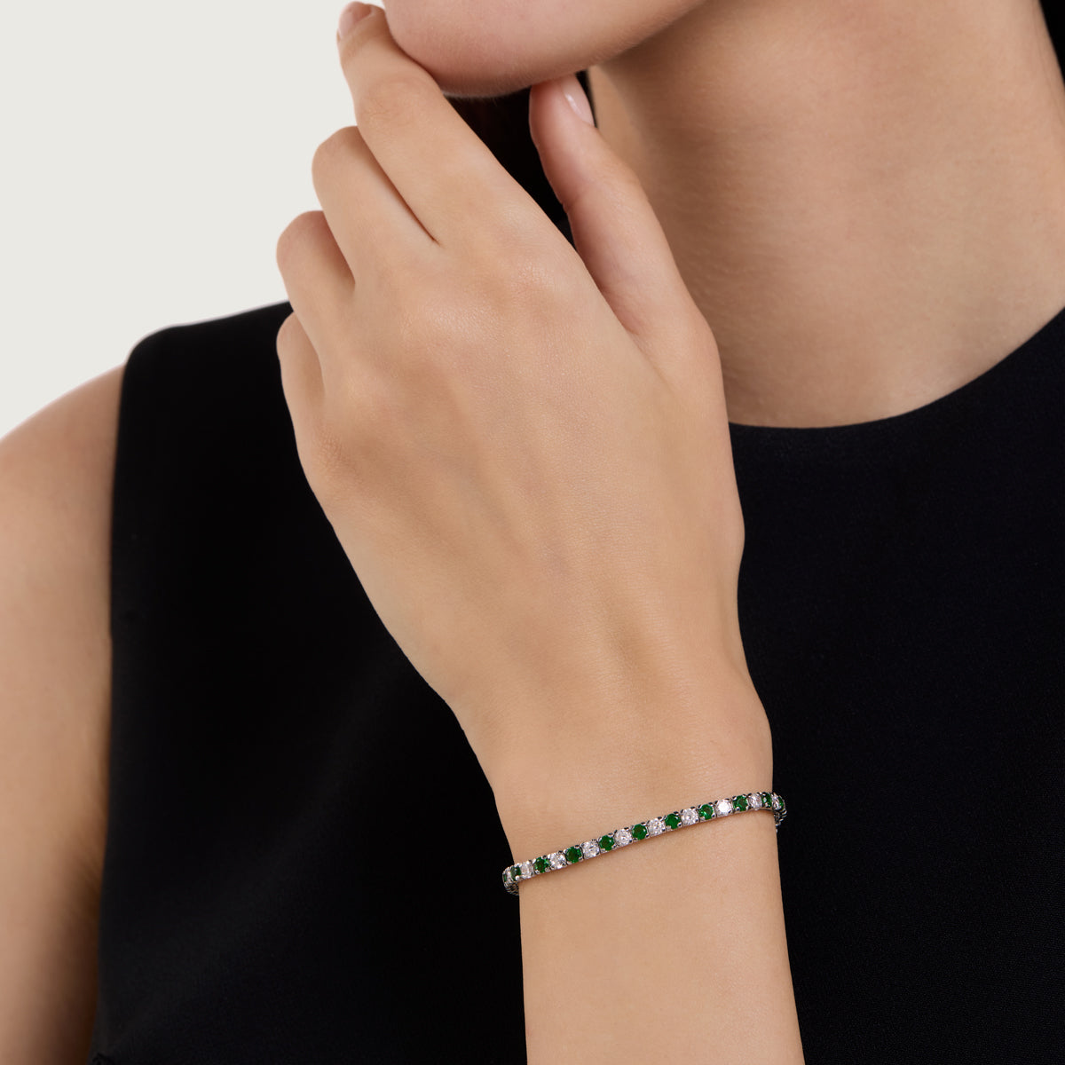 Eternal Emerald Tennis Bracelet