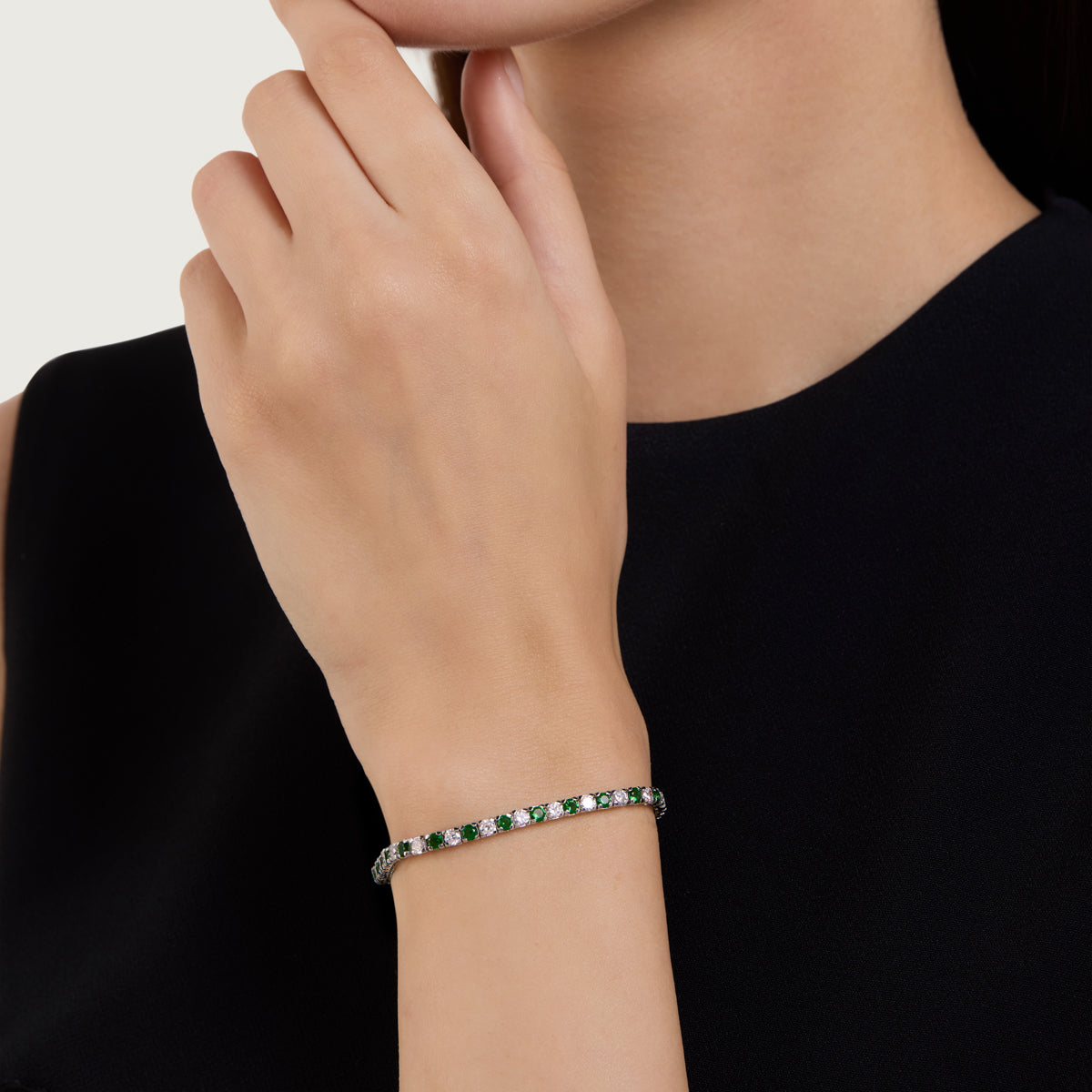 Eternal Emerald Tennis Bracelet