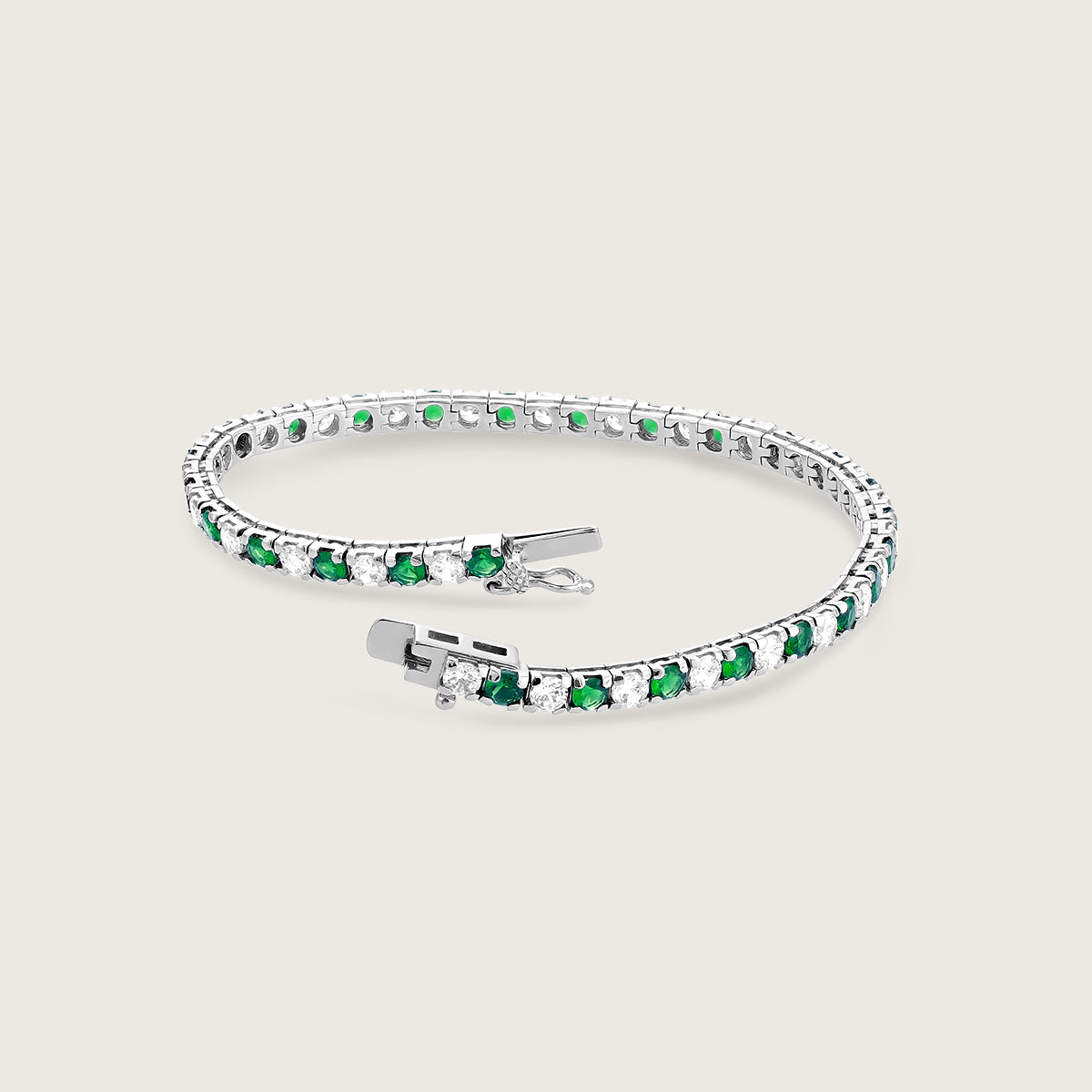Eternal Emerald Tennis Bracelet