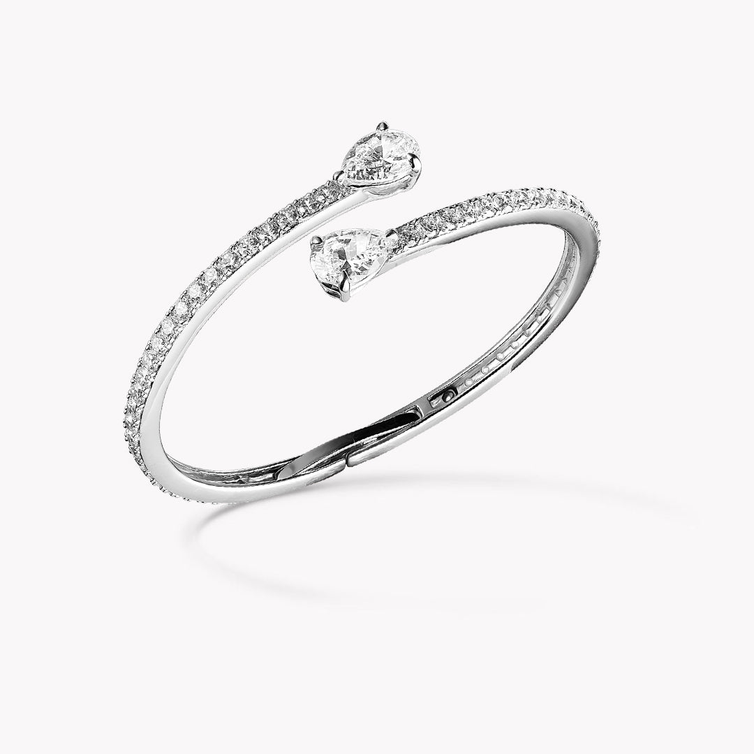 Single Row 'Stackable' Hinged Bangle
