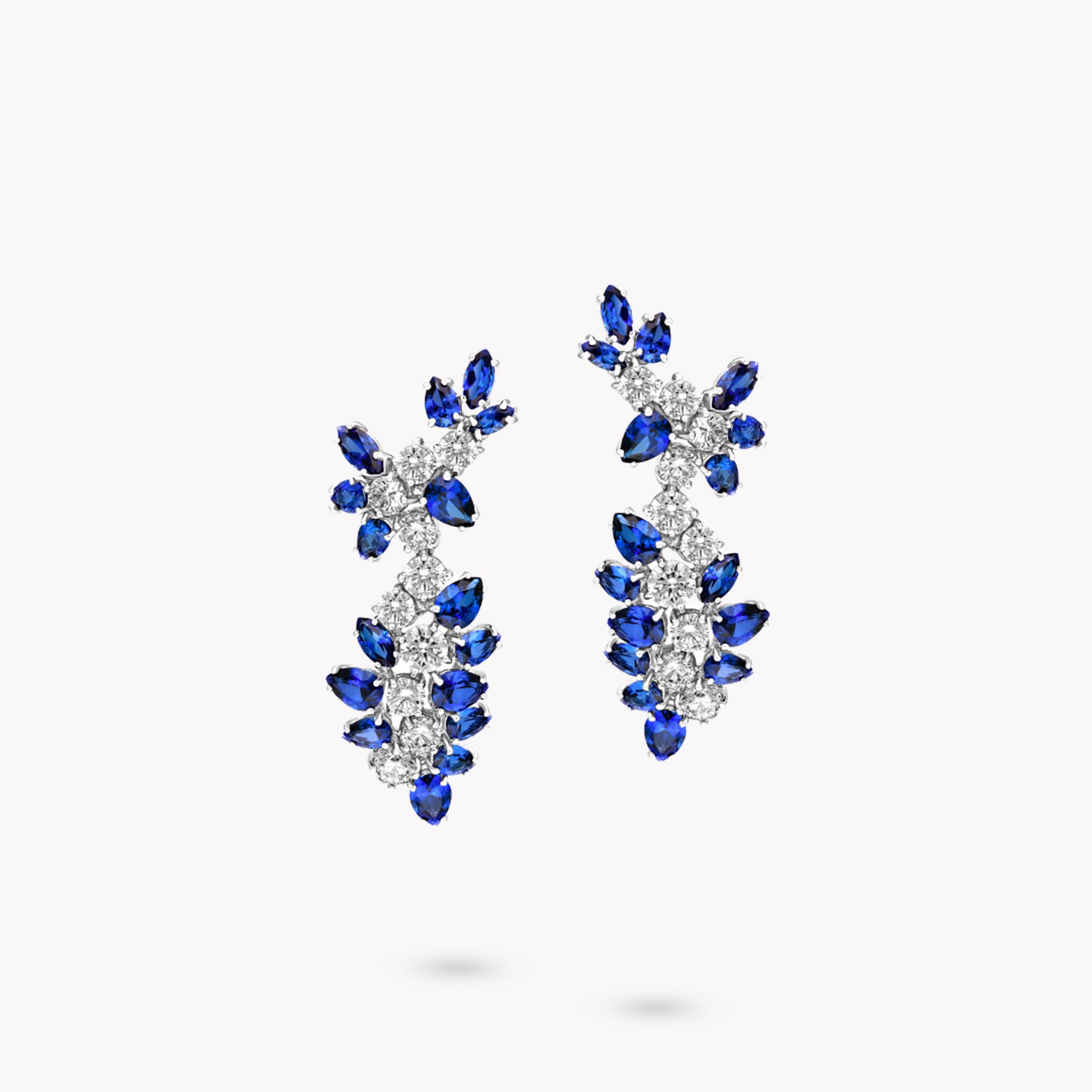 Multi Shape Chandelier Earrings