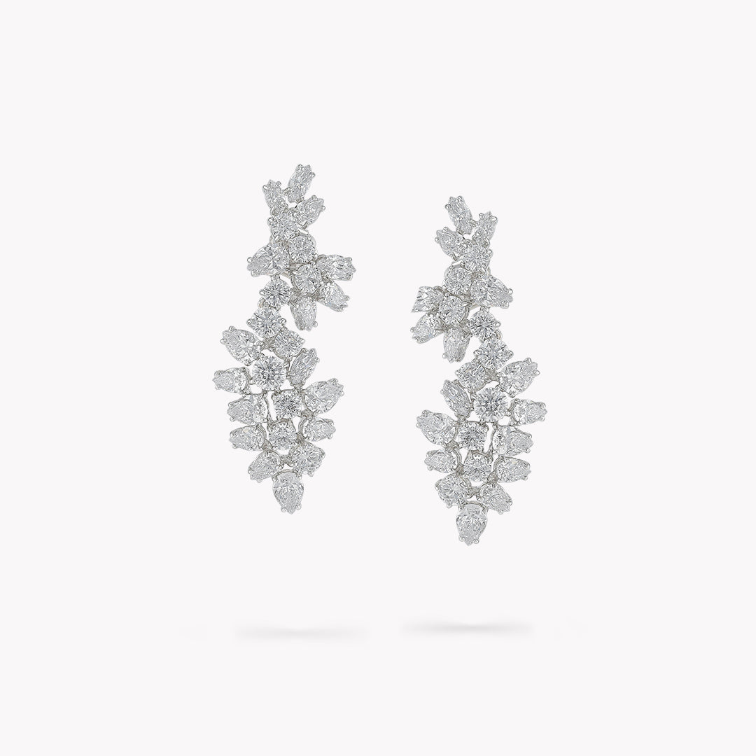 Multi Shape Chandelier Earrings