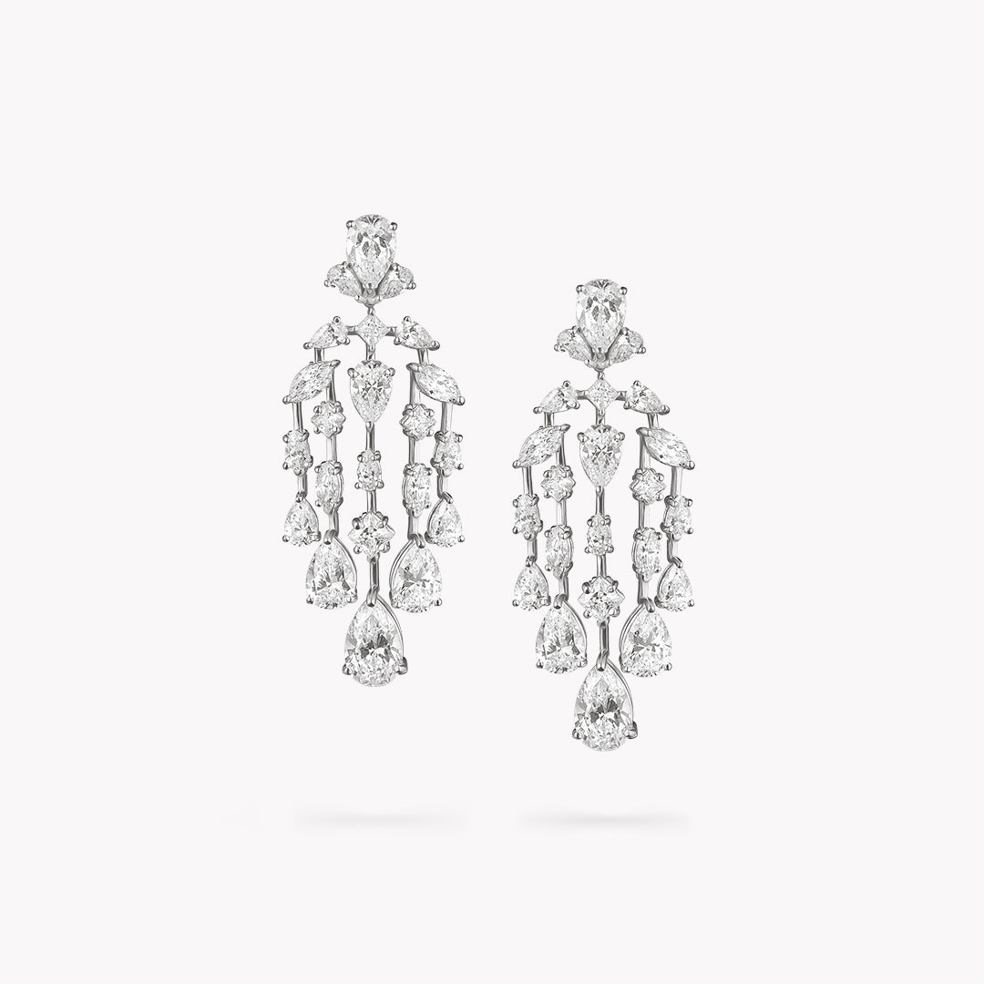 Fancy Shape Chandelier Earrings