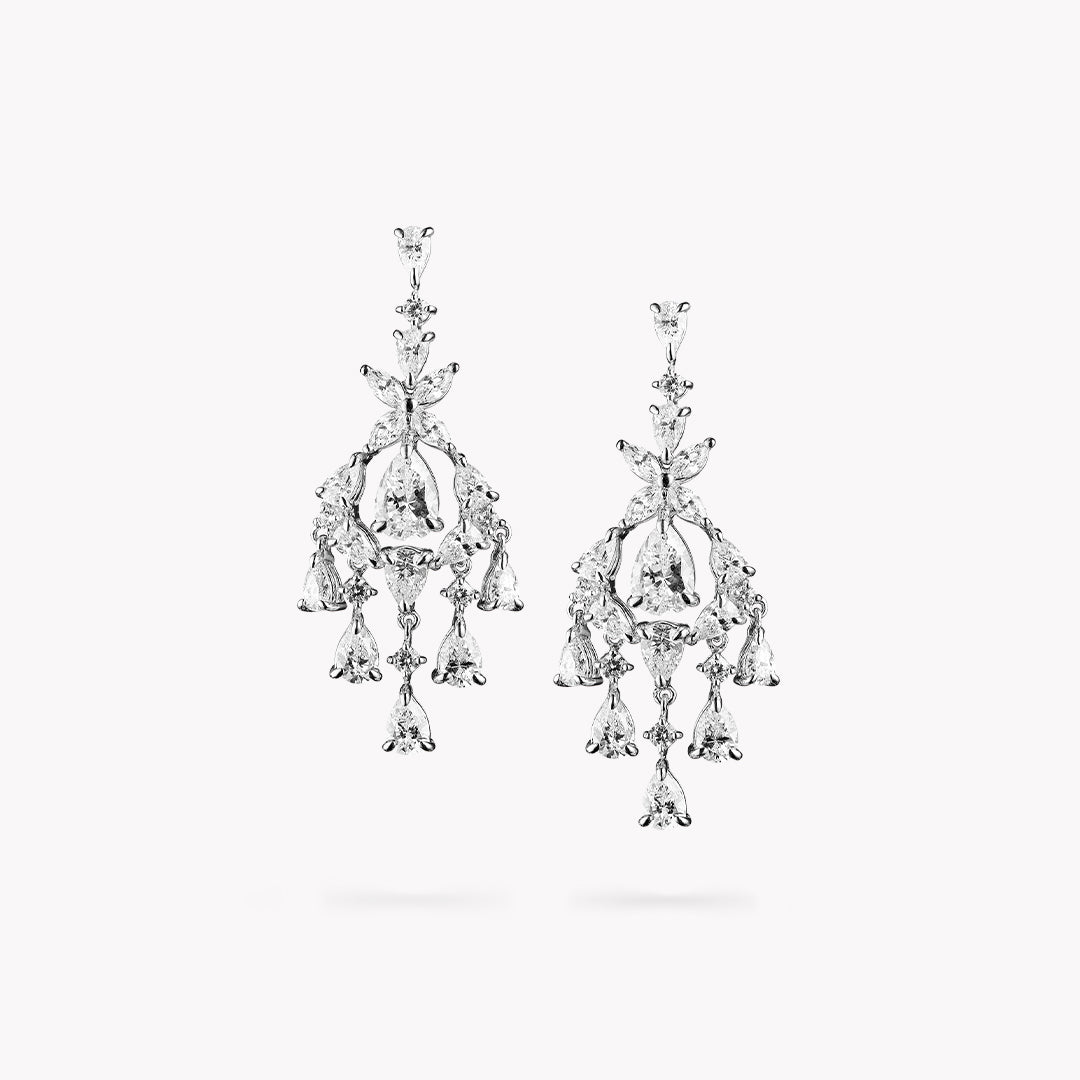 Fancy Shape Chandelier Earrings