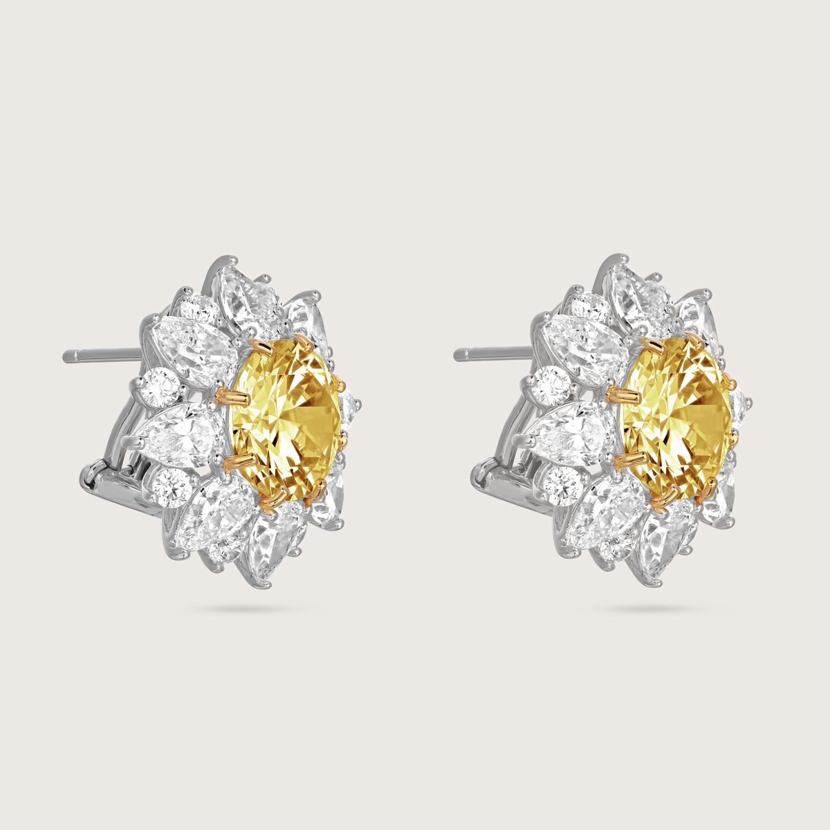 Canary Bloom Earrings