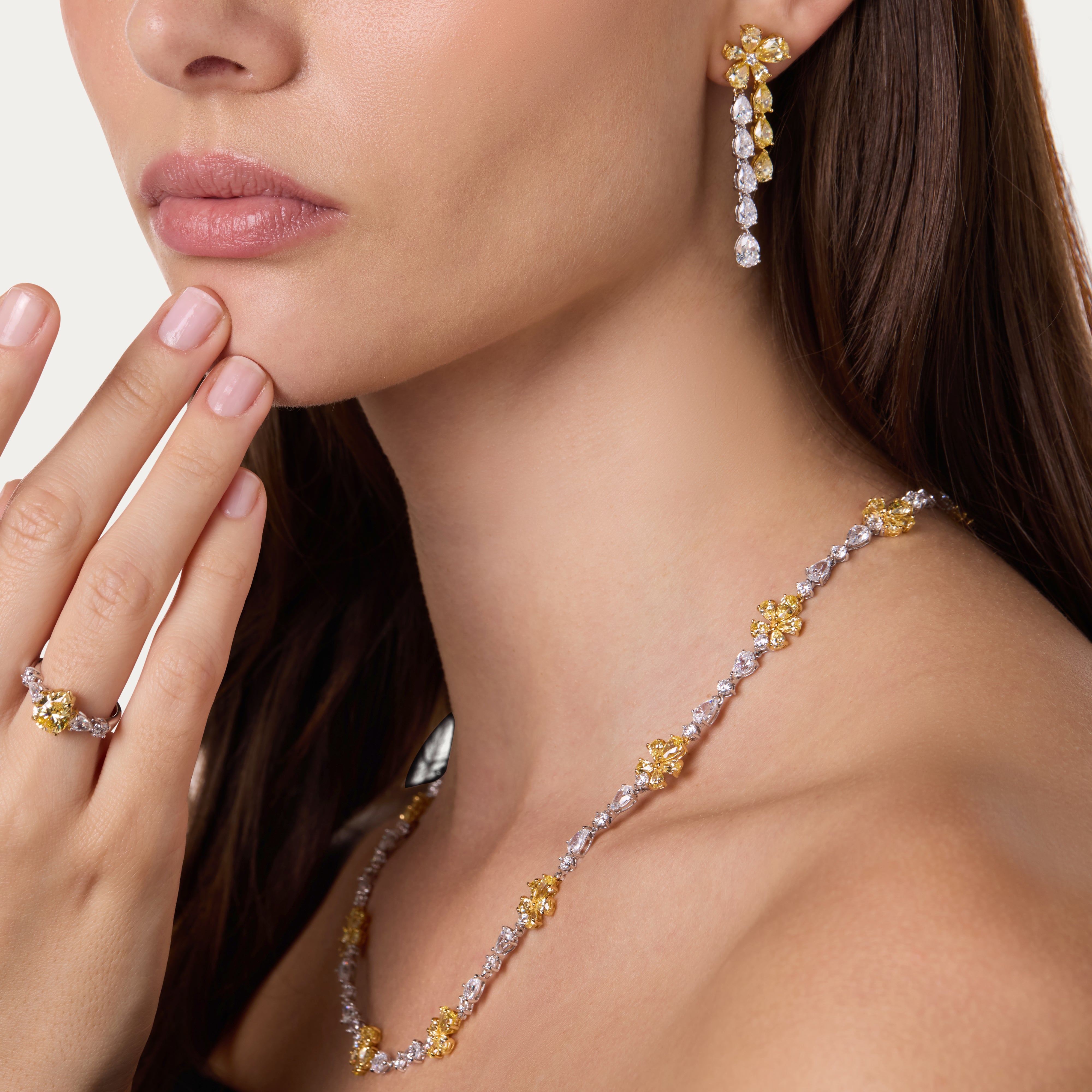 Floral Cascade Earrings