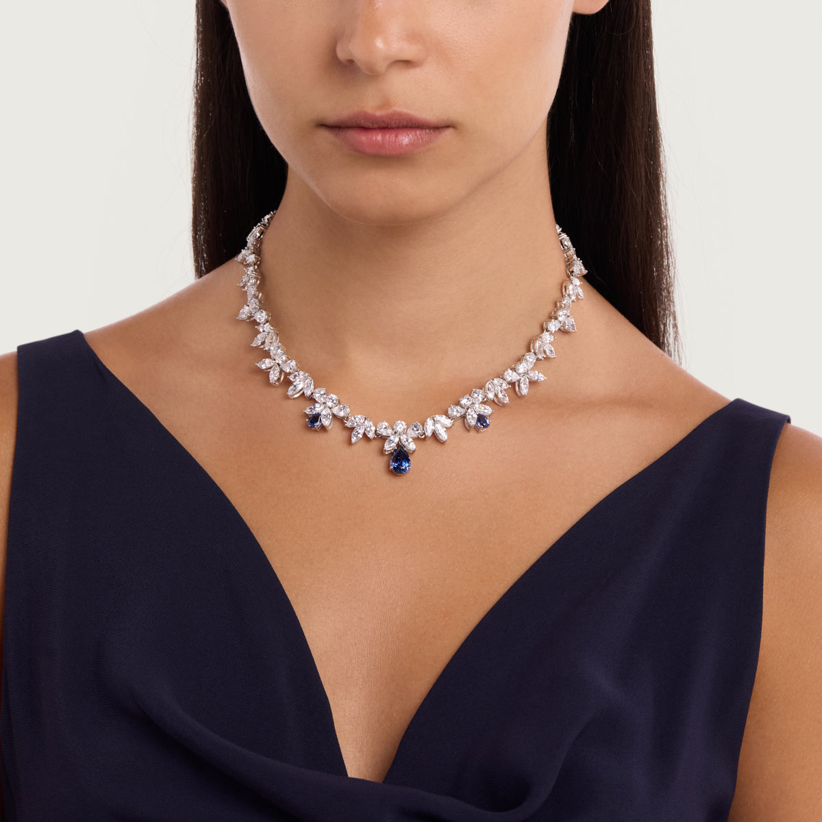 Sapphire Aura Necklace