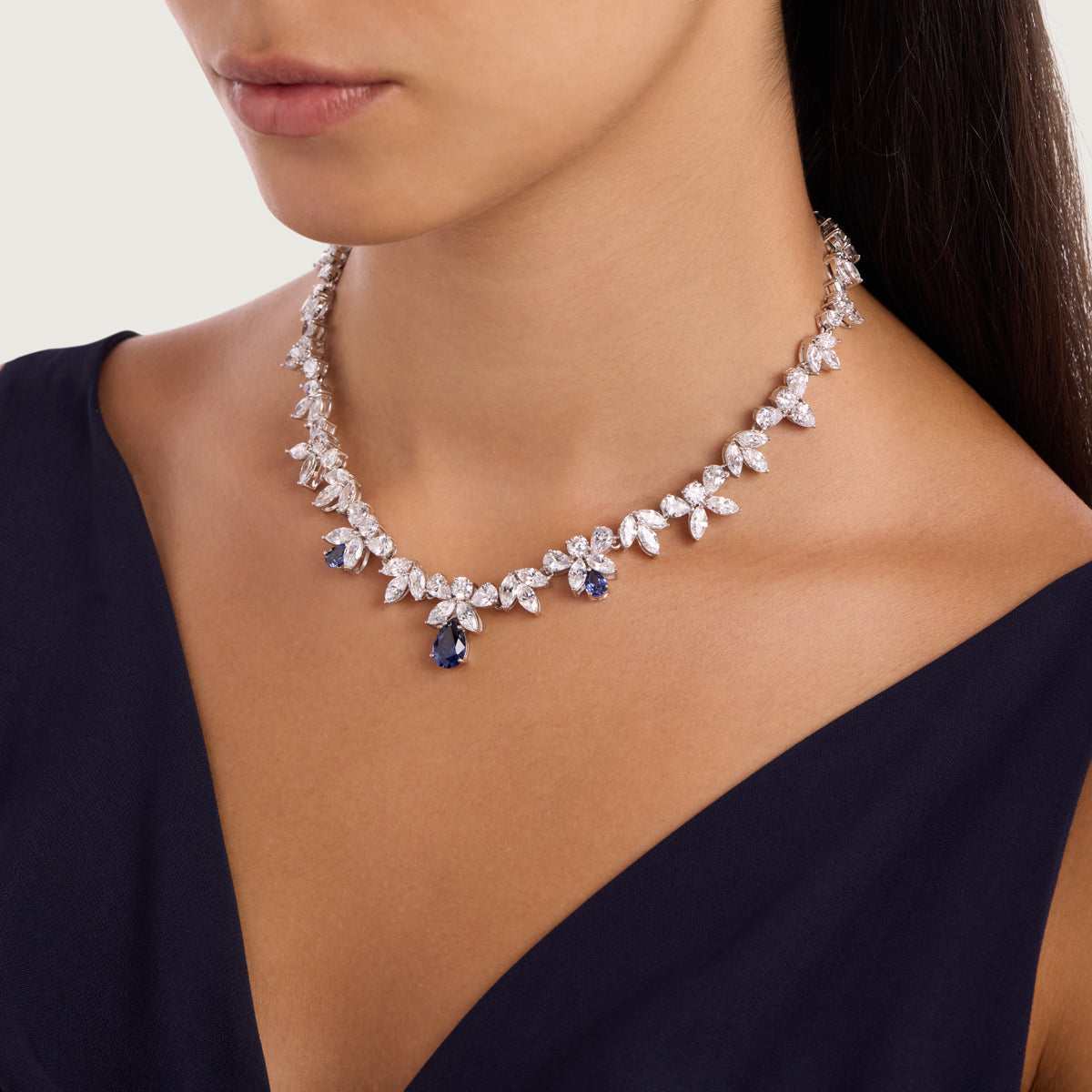Sapphire Aura Necklace