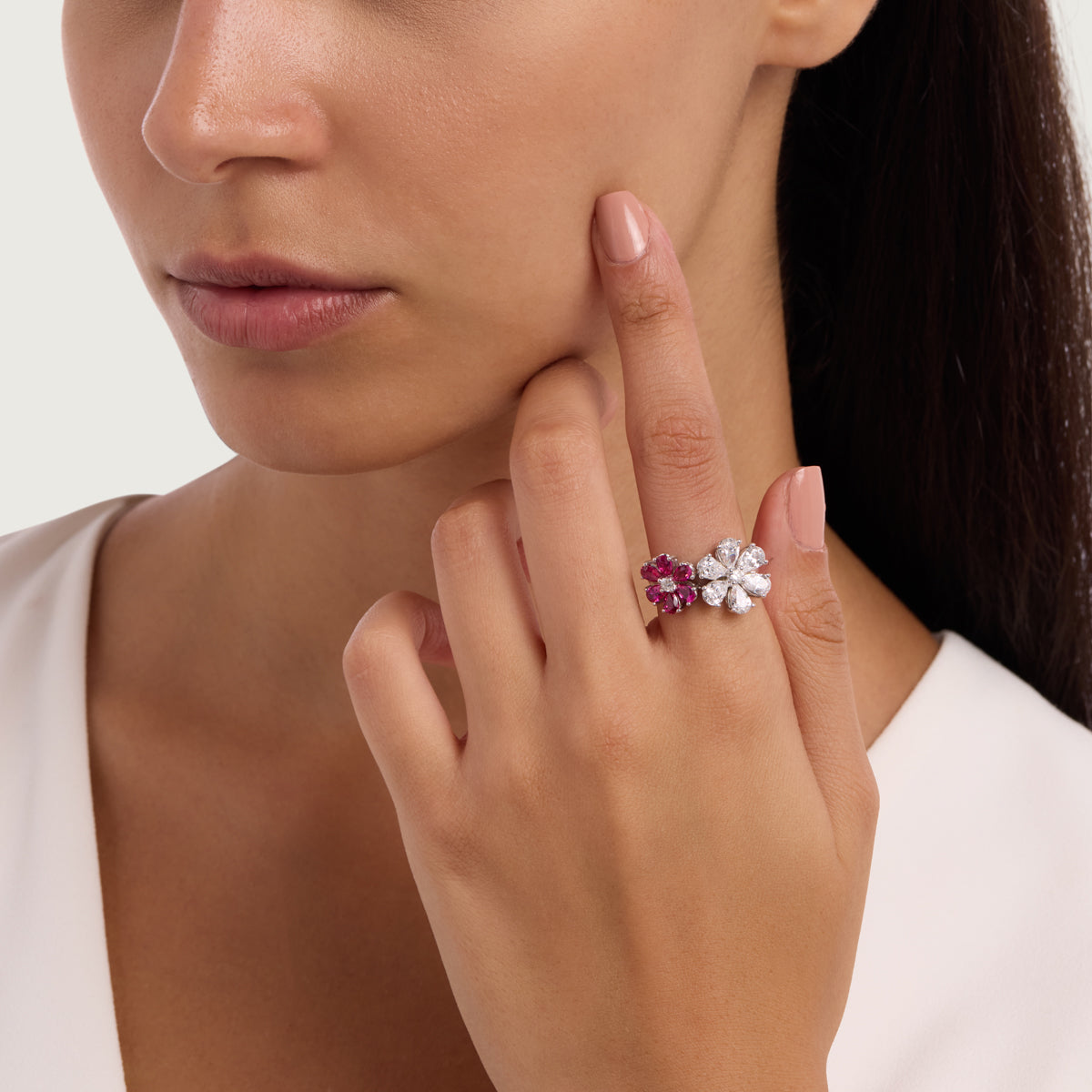 Blooming Ruby Ring