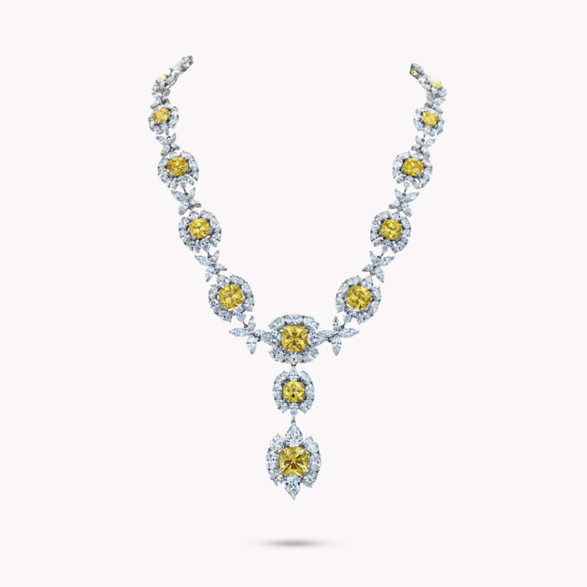 DANI 'Sunflower' Drop Necklace