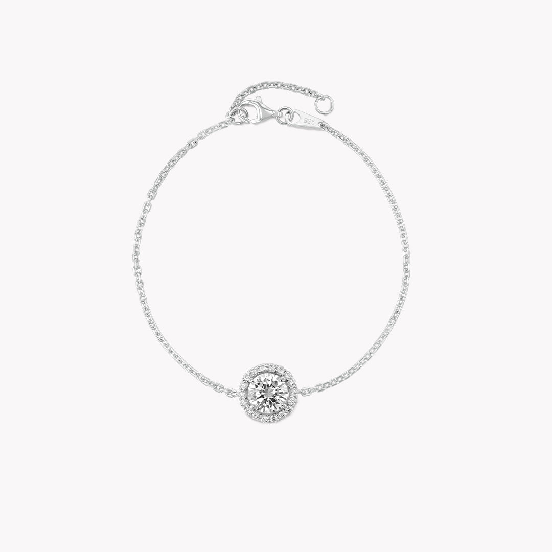 DANI 'Halo' Pave Charm Bracelet