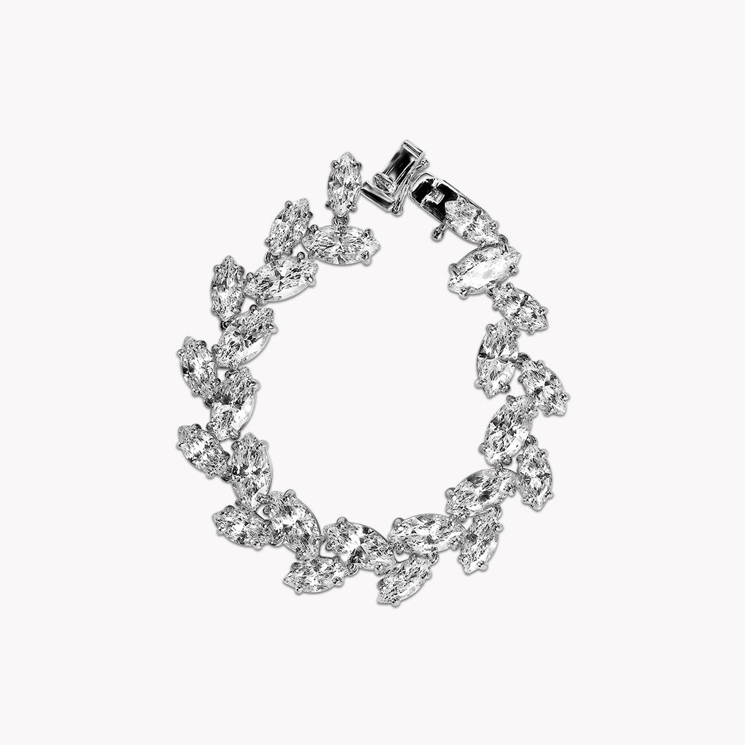 Pear Shape Chandelier Hoop Earrings