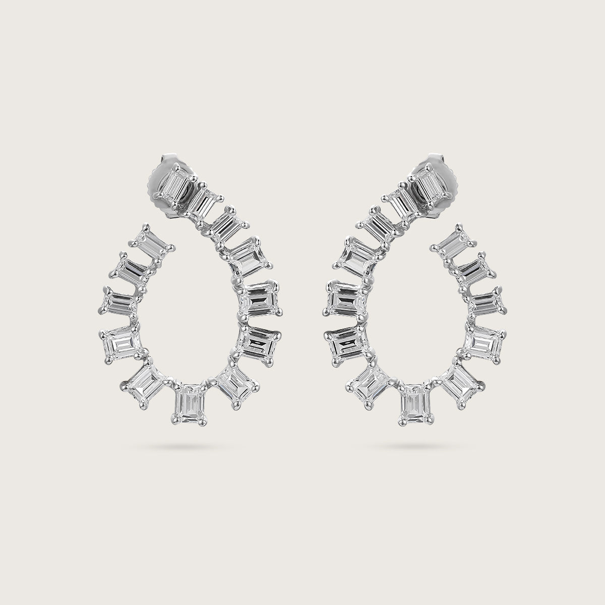 Circular Hoop Earrings