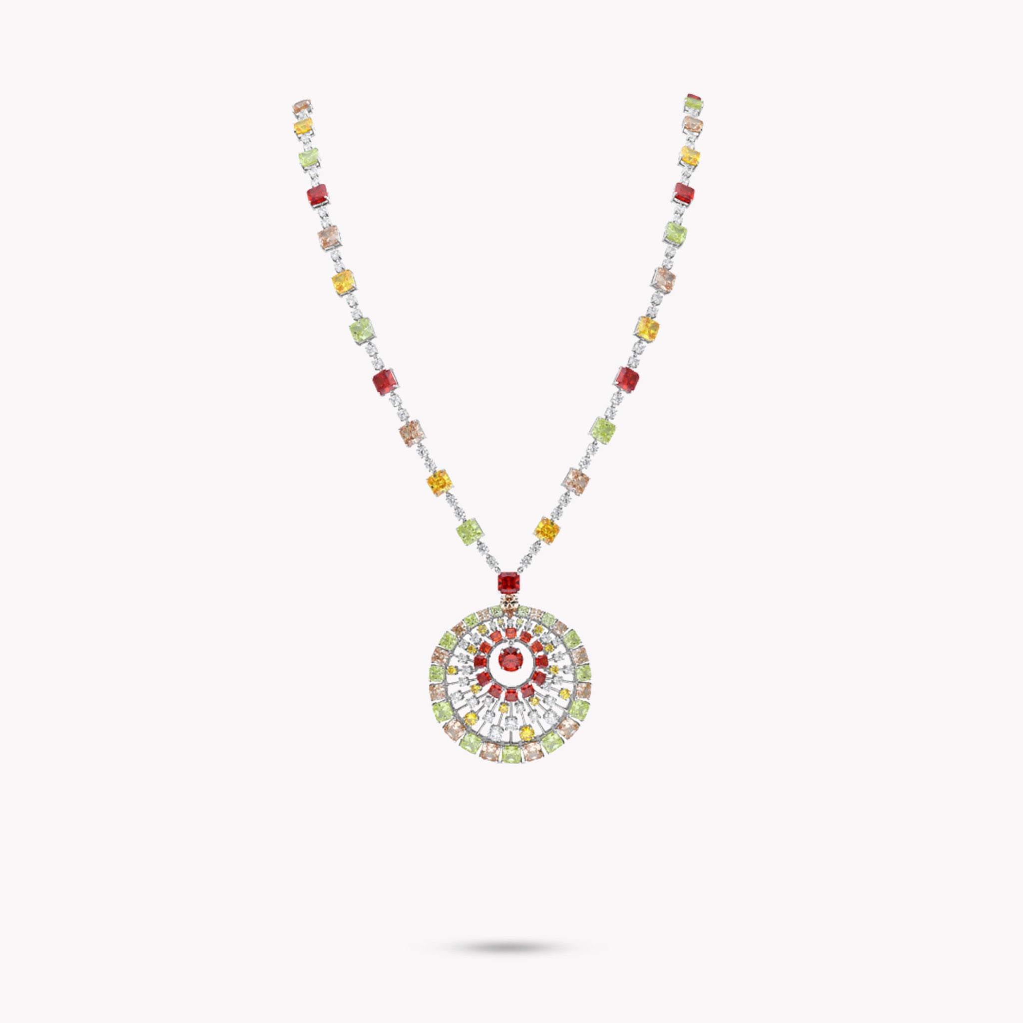 Fancy Shape Drop Necklace