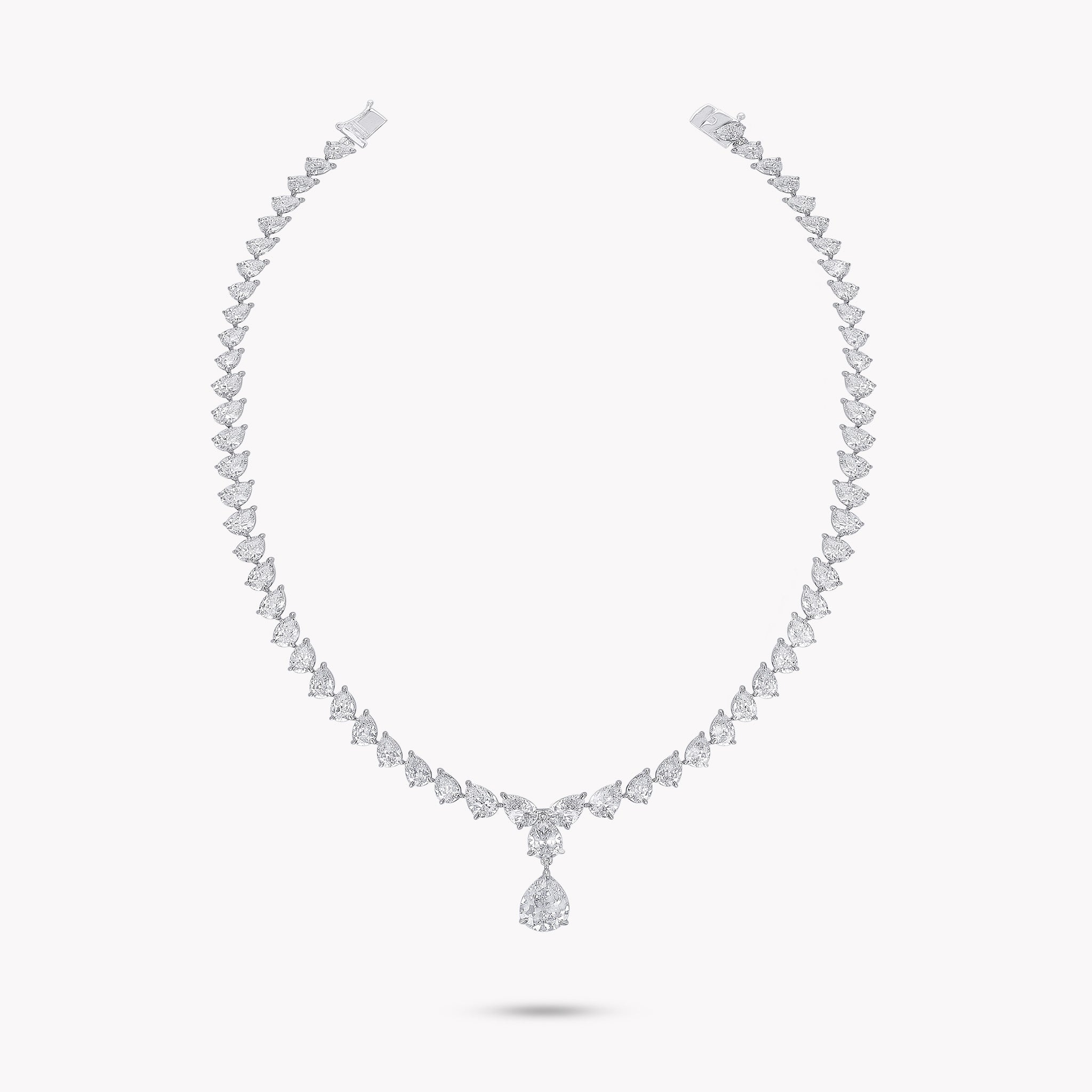 Fancy Shape Drop Necklace