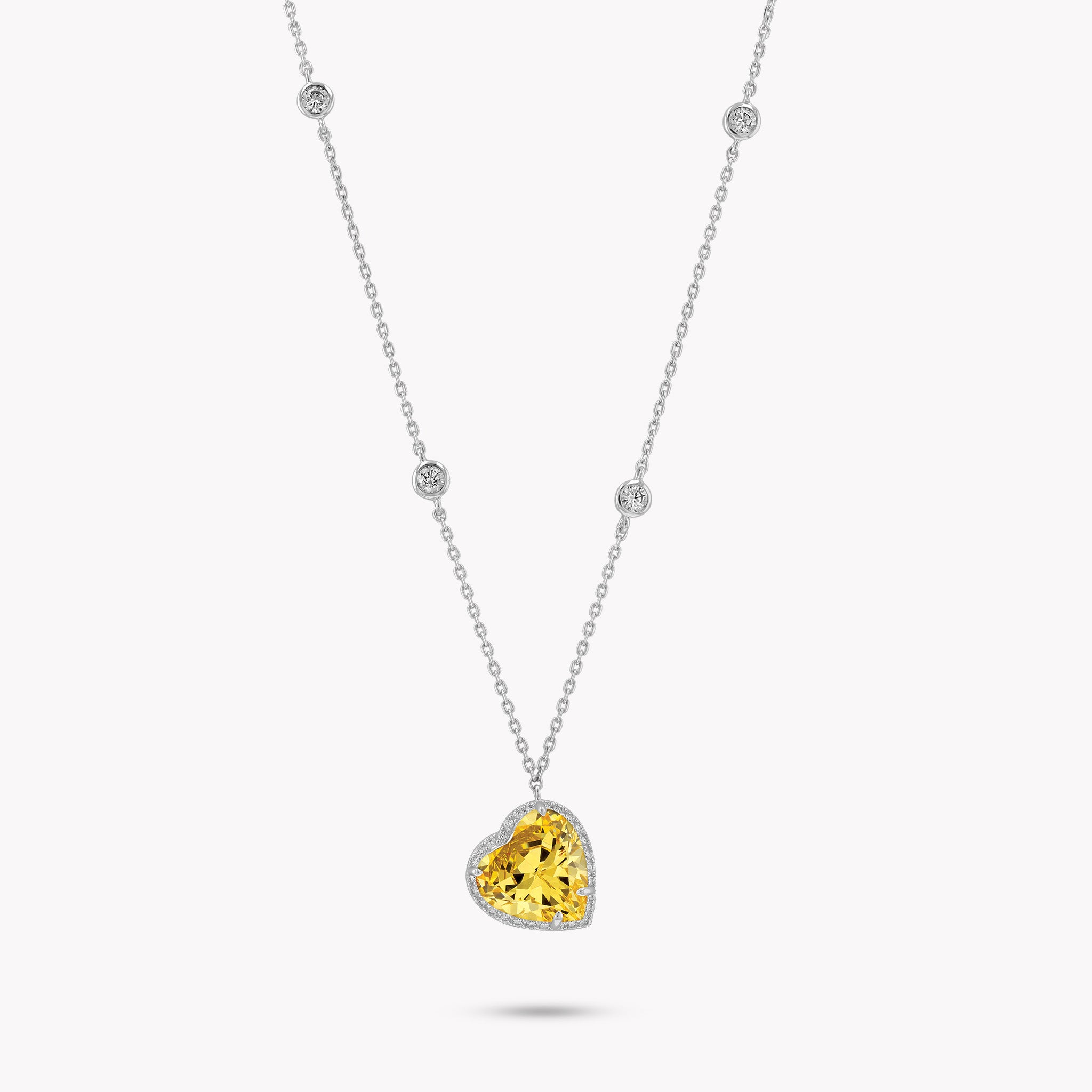 DANI 'Halo' Pave Drop Pendant