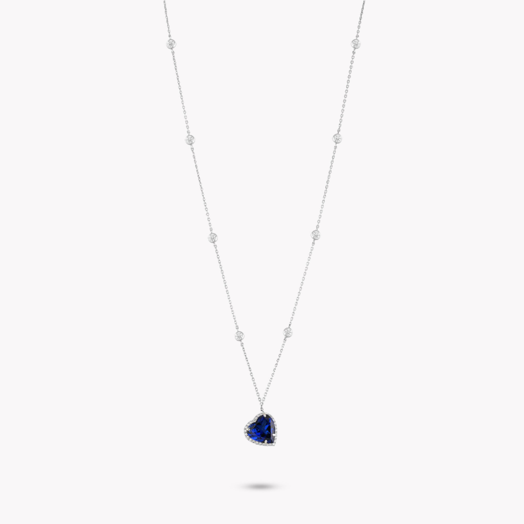 DANI 'Halo' Pave Drop Pendant