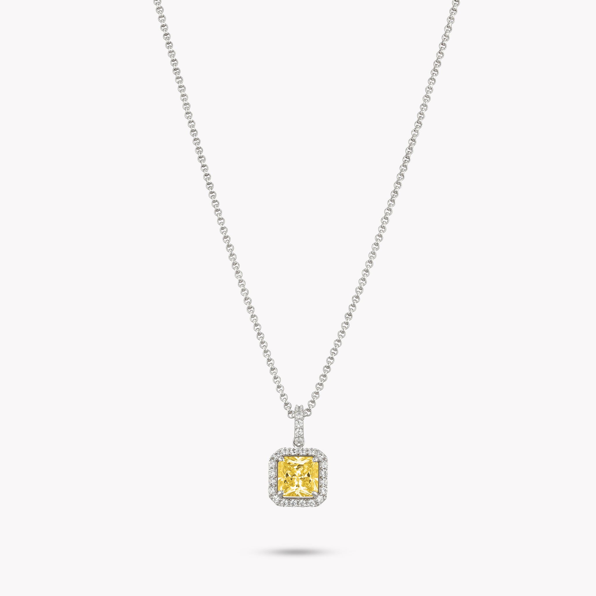 DANI 'Halo' Pave Drop Pendant