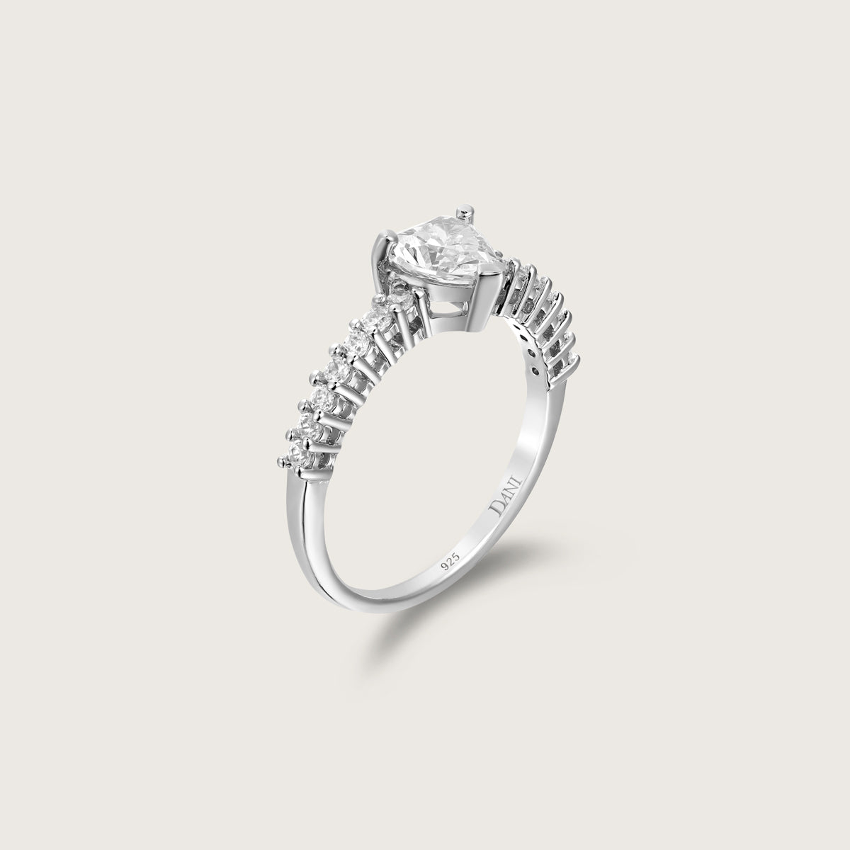 Trio Heart Rings