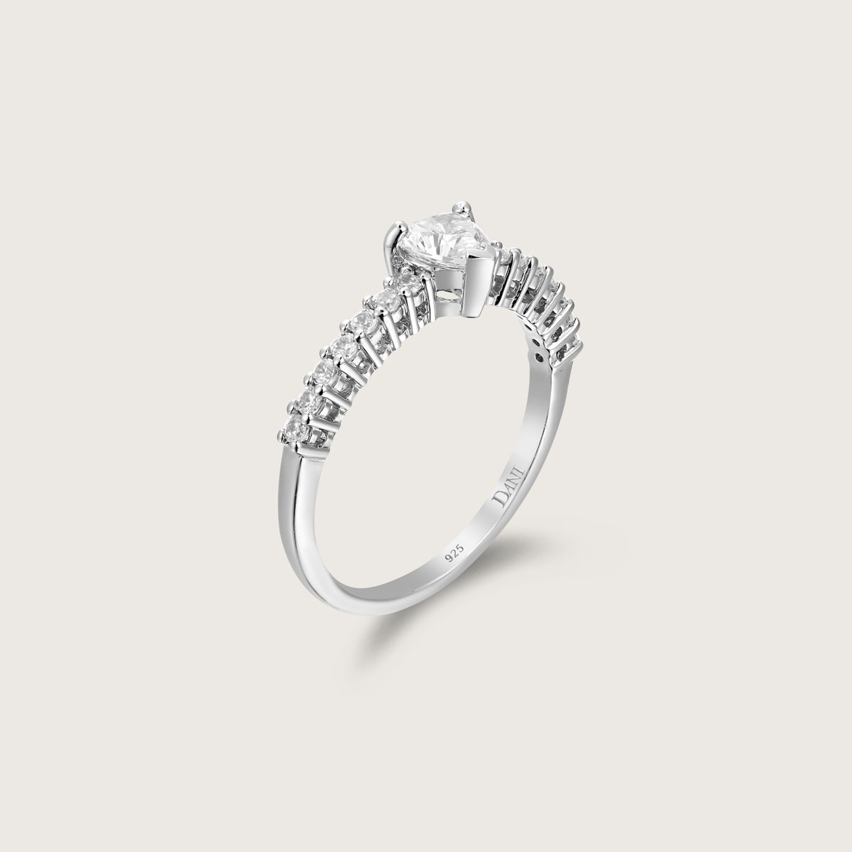 Trio Heart Rings
