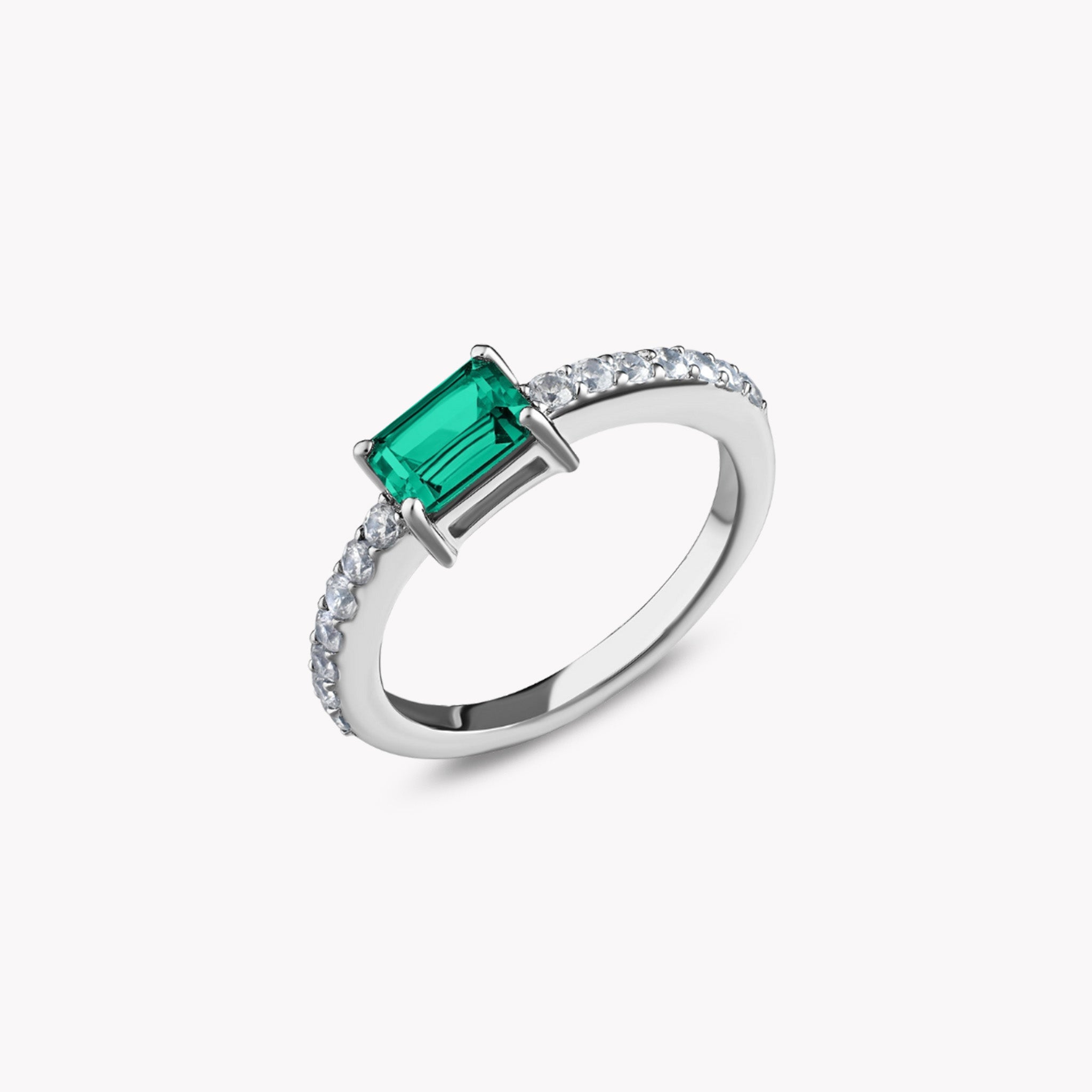 Horizontal Ring with Pave