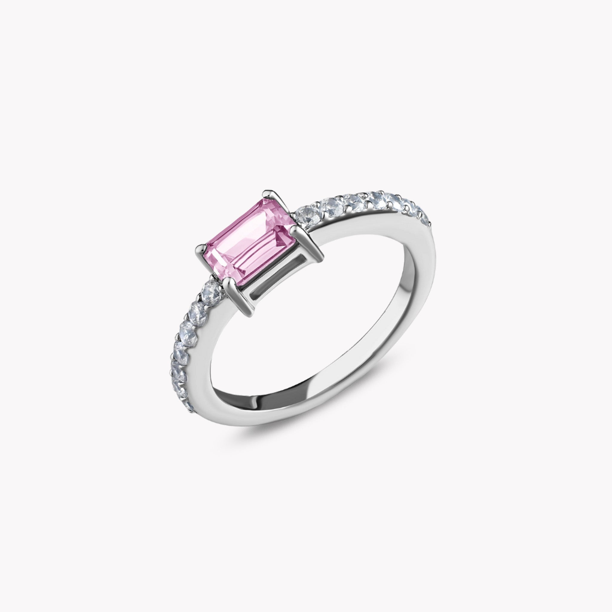 Horizontal Ring with Pave