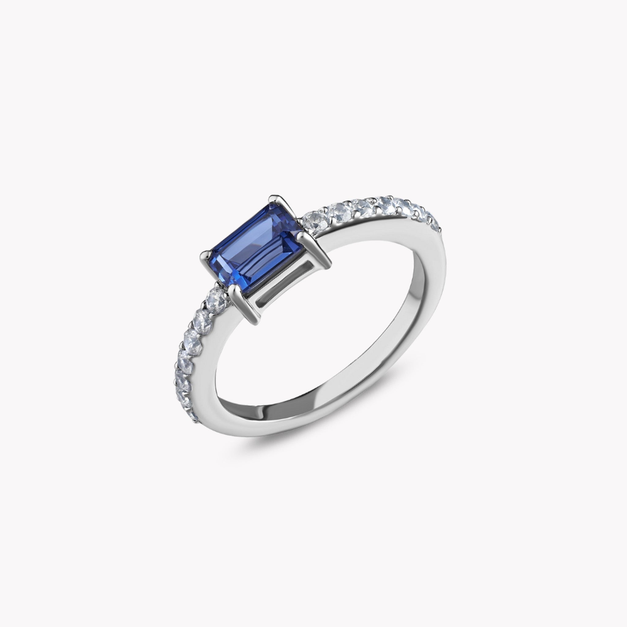 Horizontal Ring with Pave