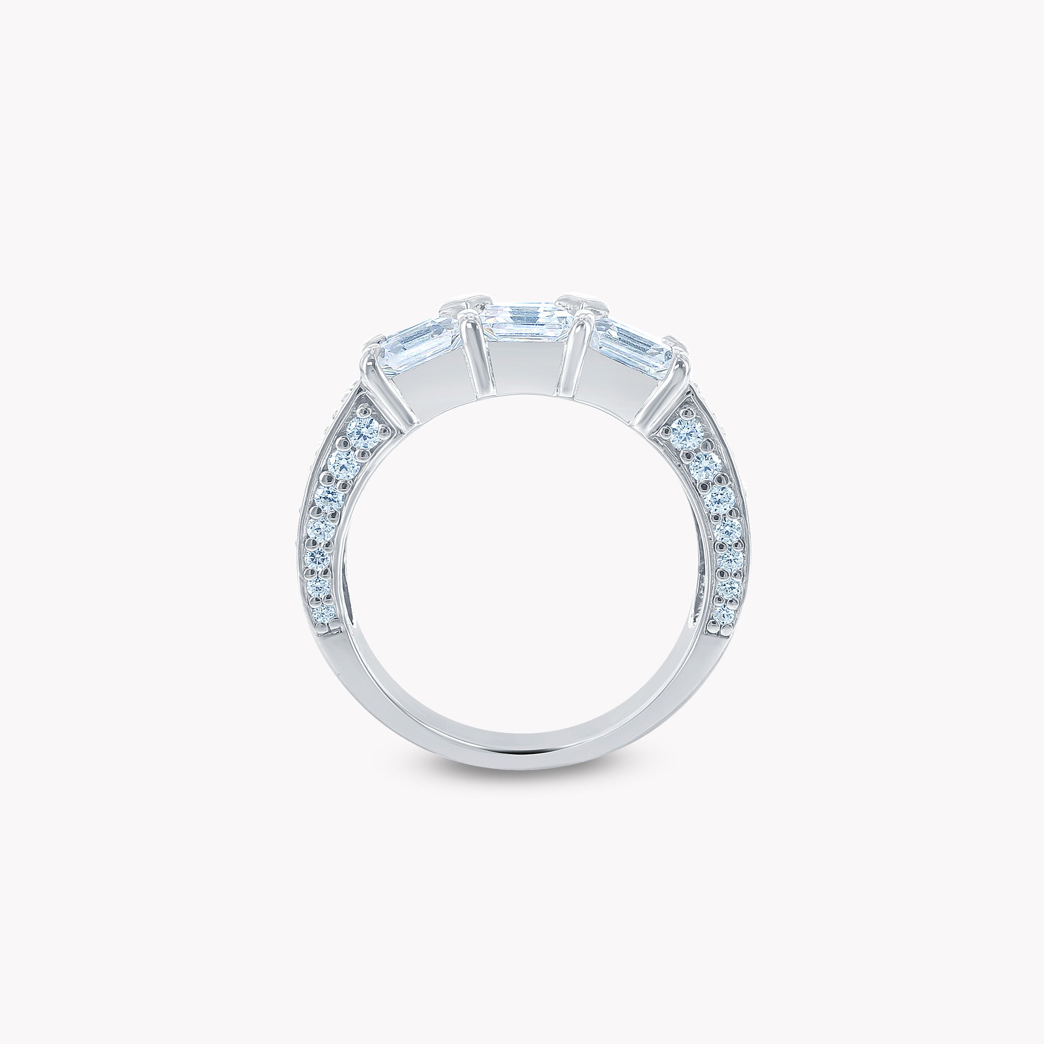 DANI 'Arch' Ring with Pave
