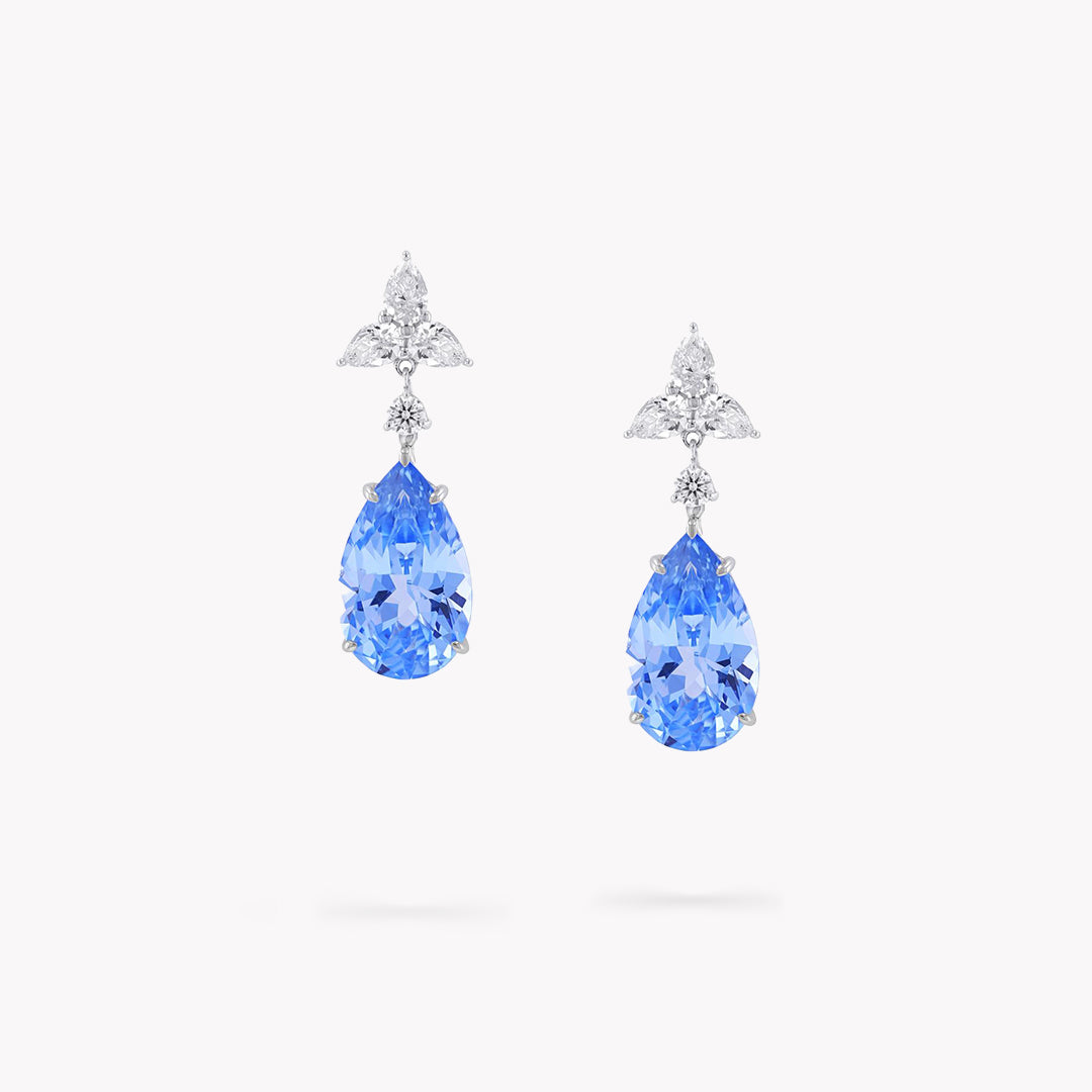 Fancy Shape Drop Earrings