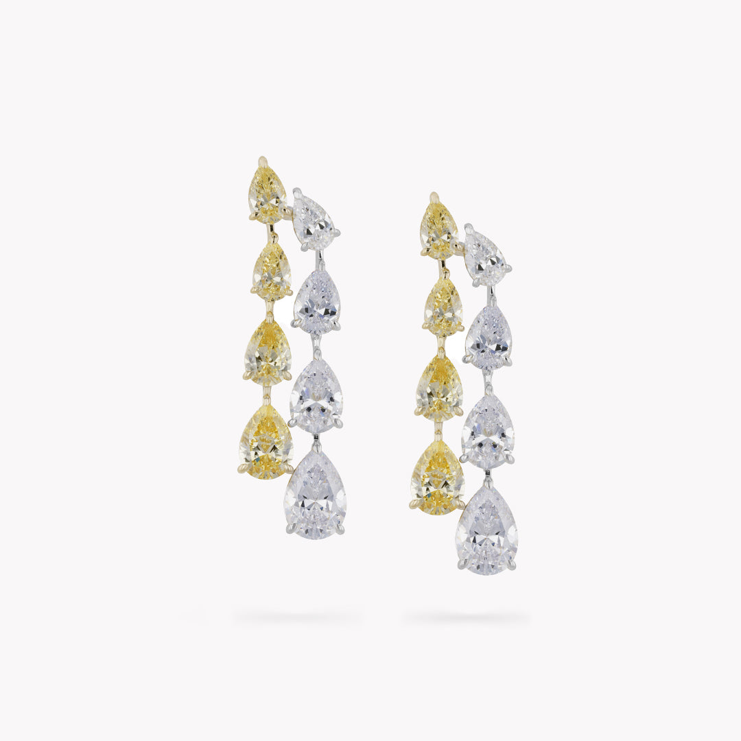 DANI 'Waterfall' Linear Drop Earrings