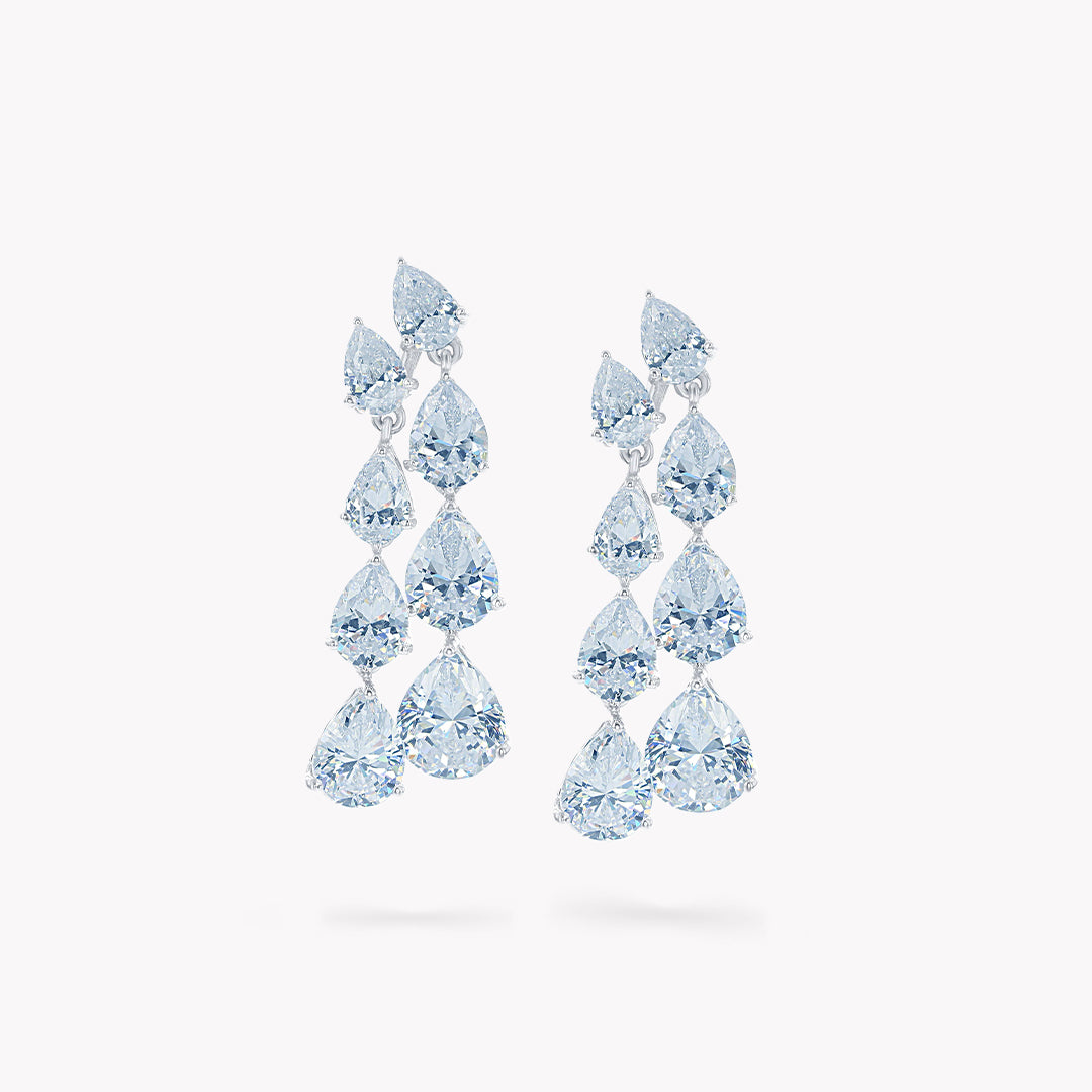 DANI 'Waterfall' Linear Drop Earrings