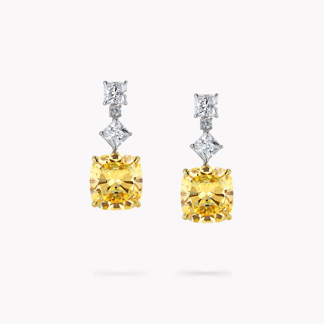 Fancy Shape Drop Earrings