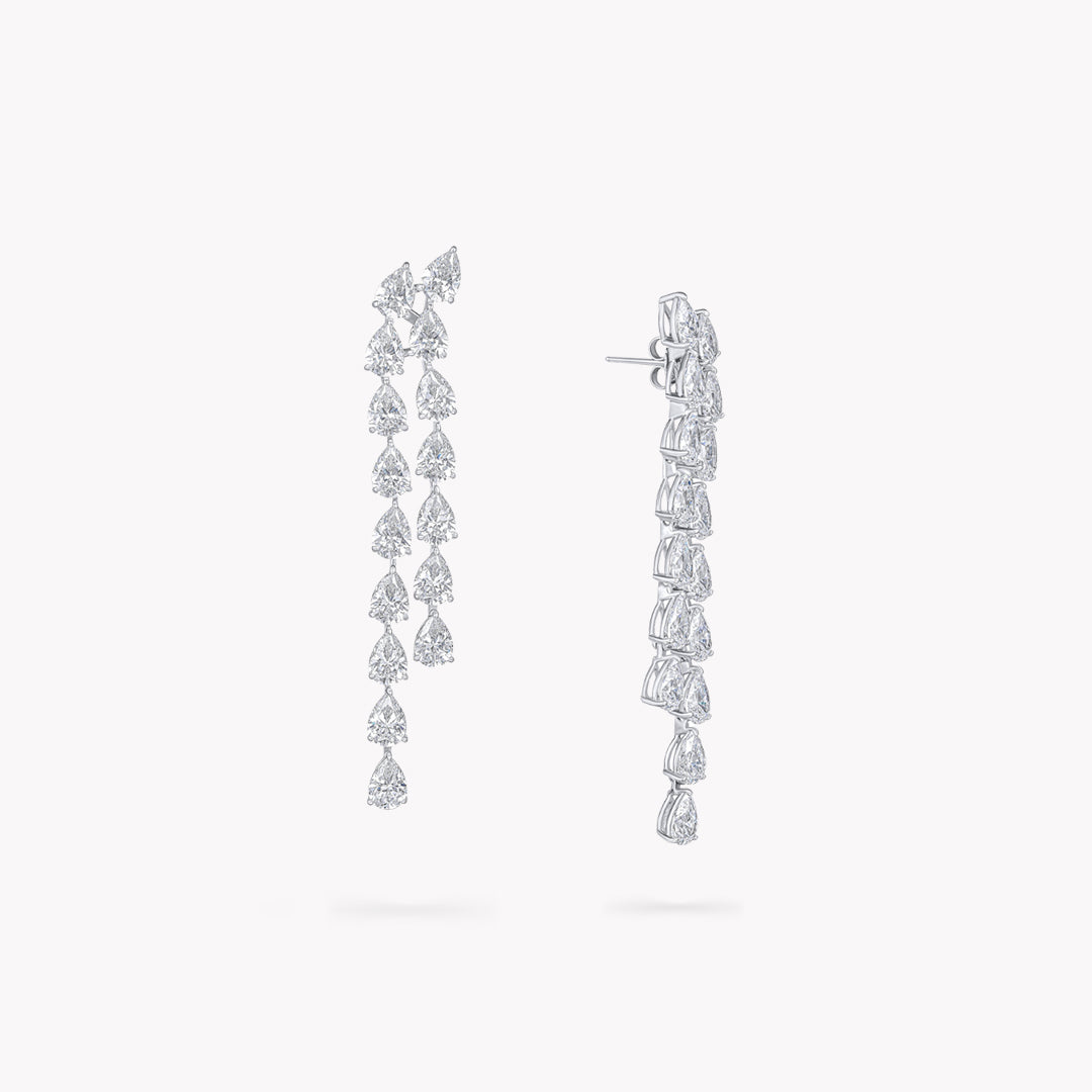 DANI 'Waterfall' Linear Drop Earrings