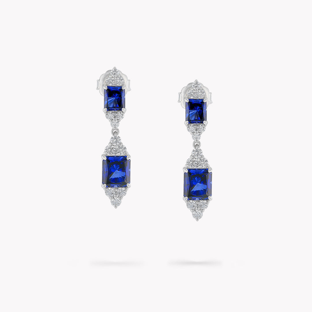Fancy Shape Drop Earrings