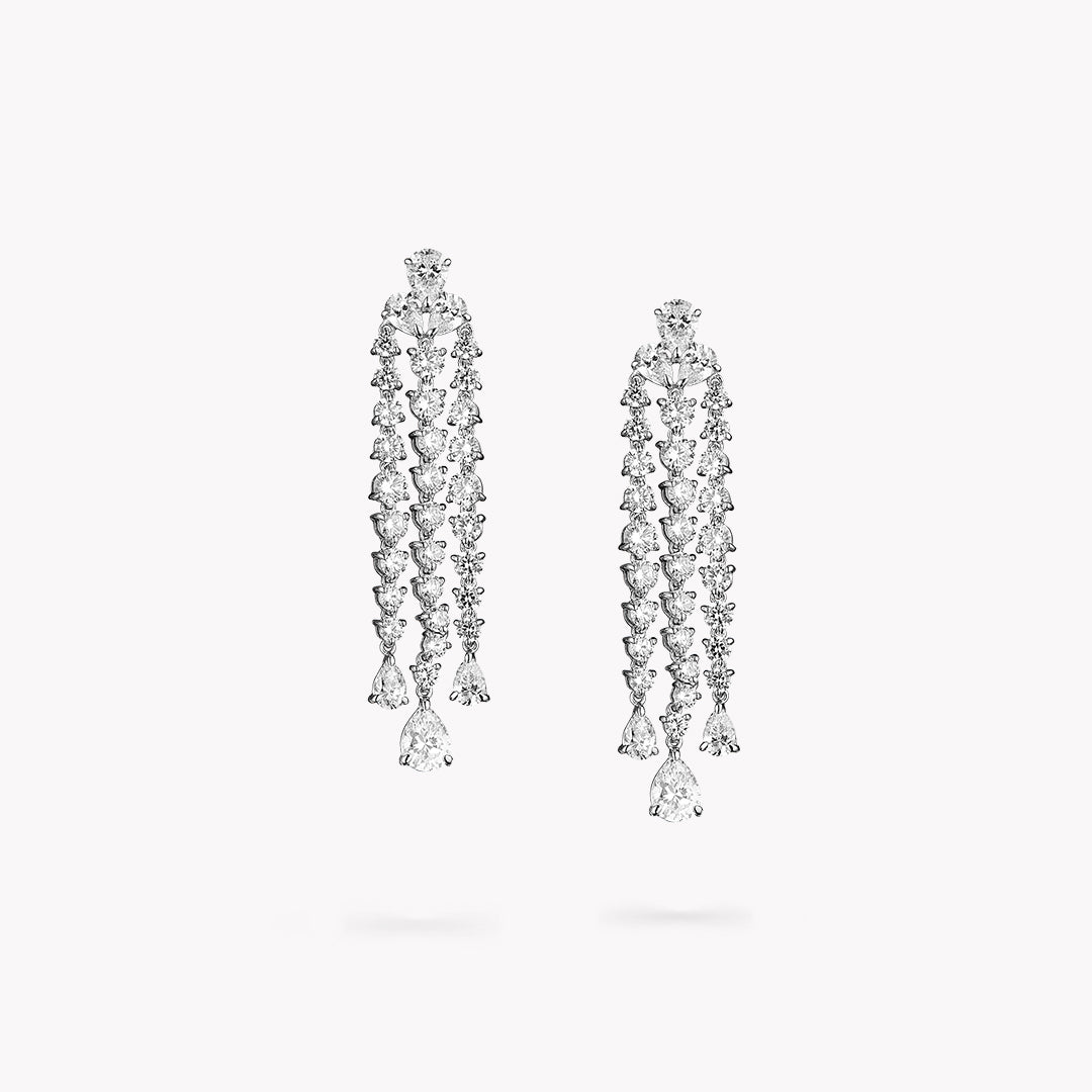 Flower Dangling Earrings