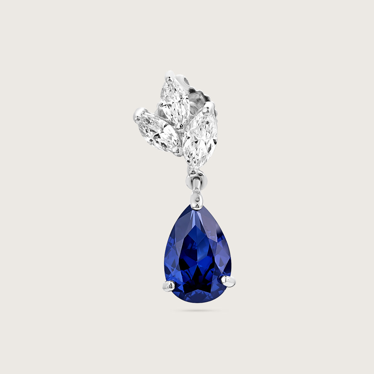 Alluring Sapphire Drop Earrings