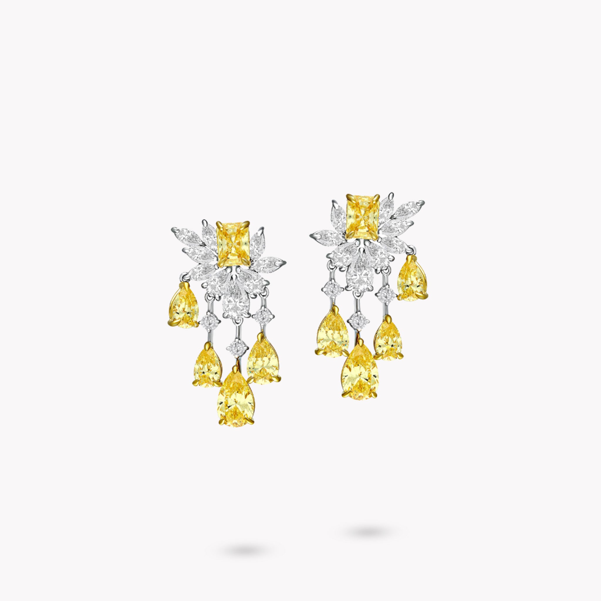 Fancy Shape Chandelier Earrings