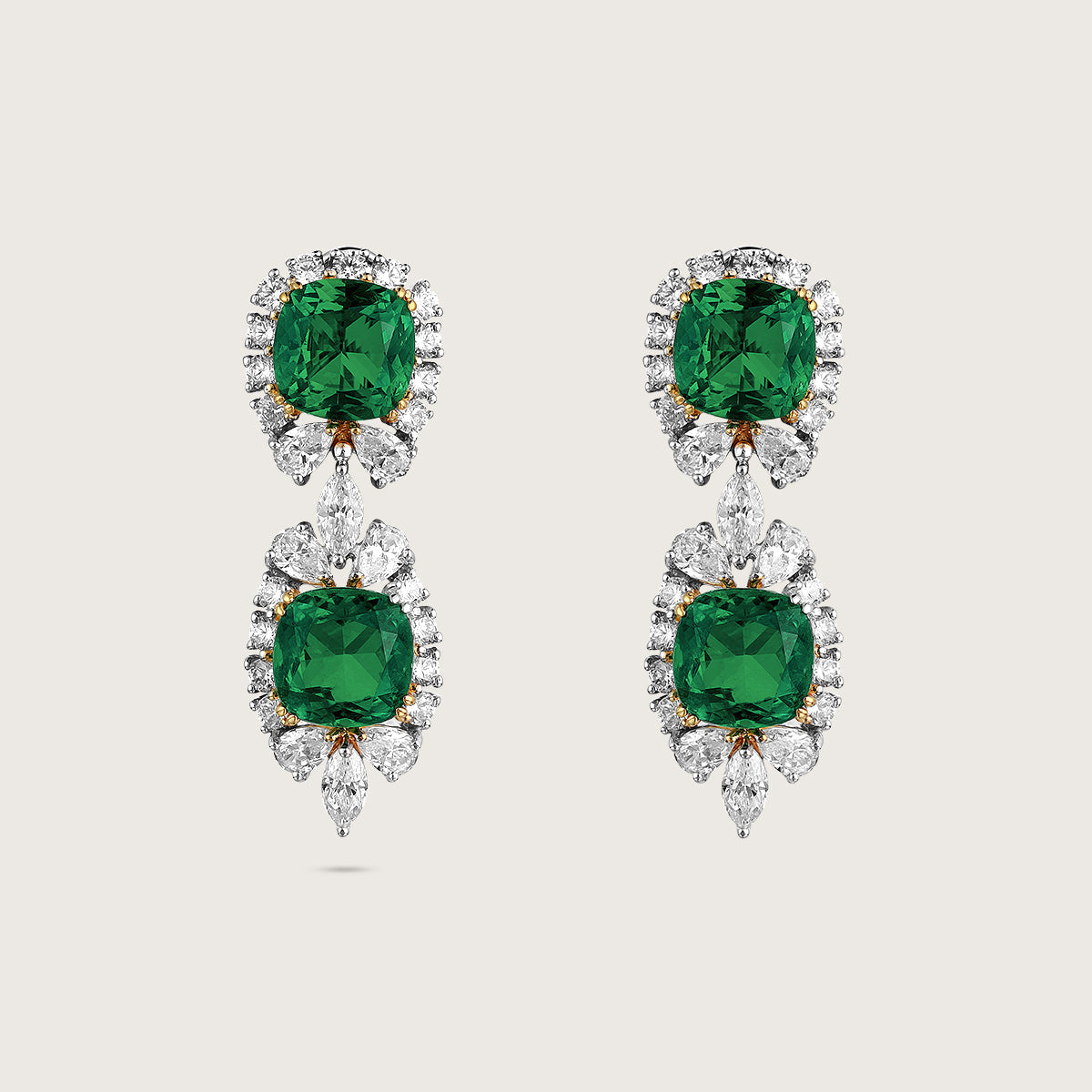 Emerald Drop Earrings