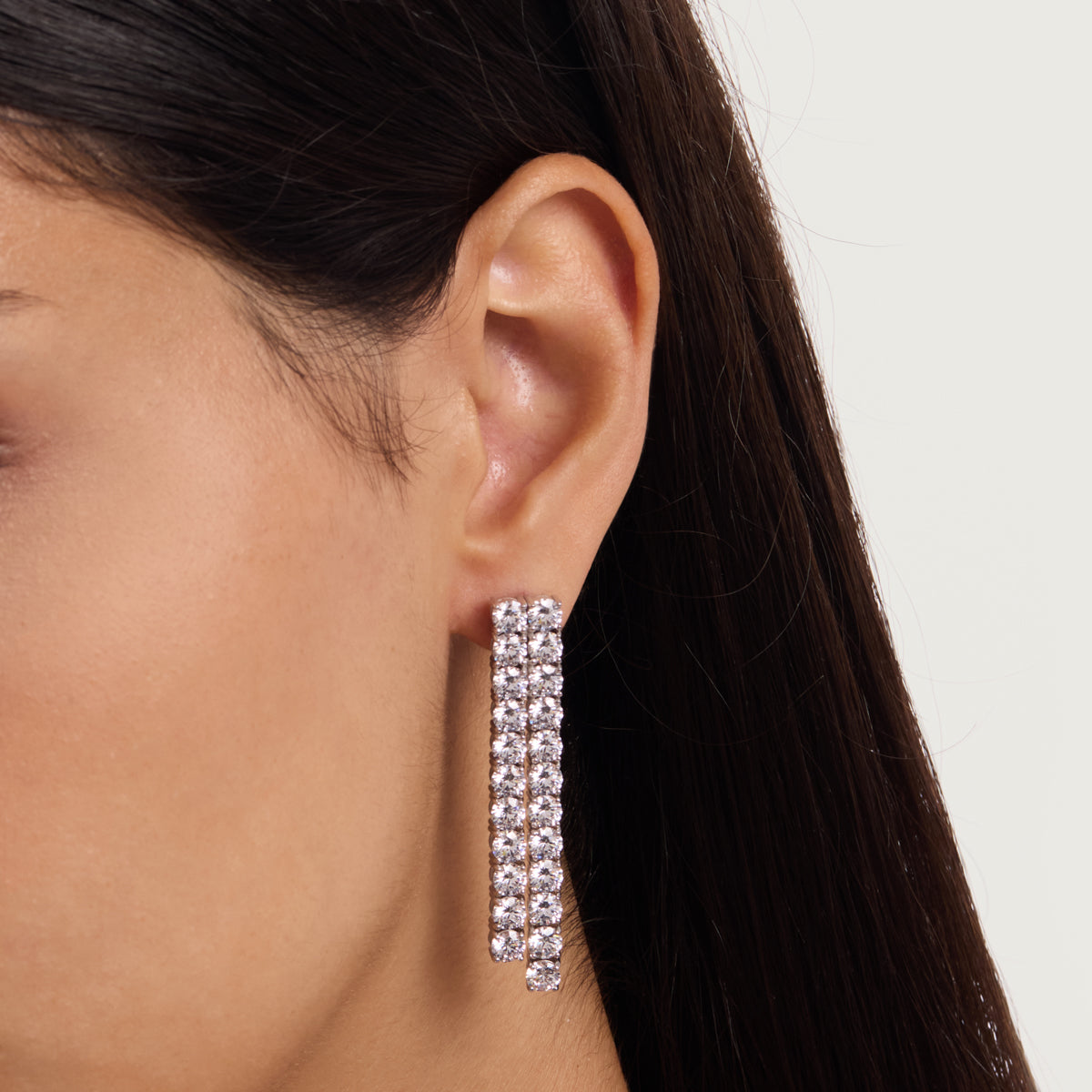 Double Row Earrings