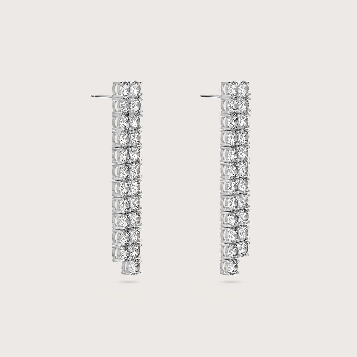Double Row Earrings