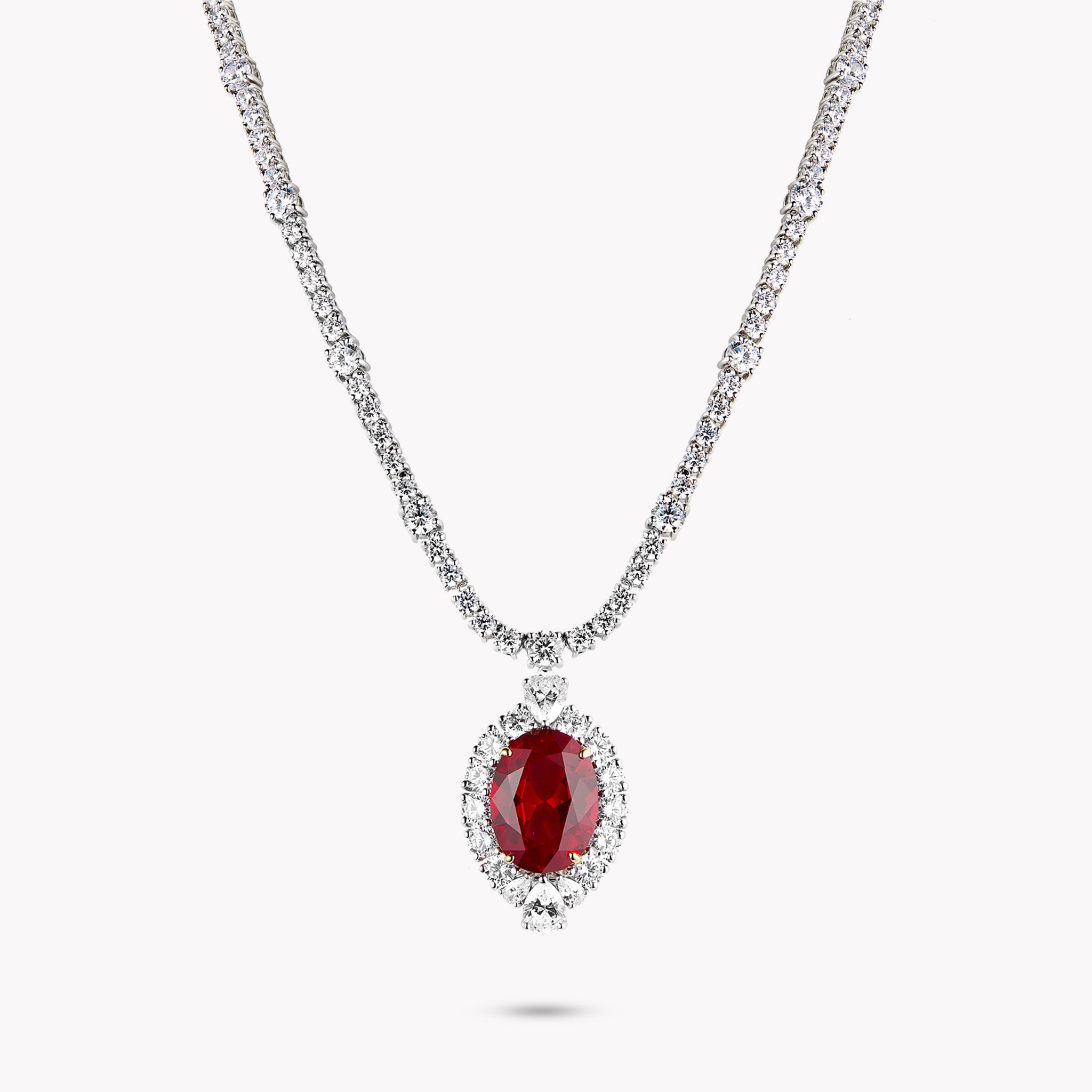ruby drop necklace in uae