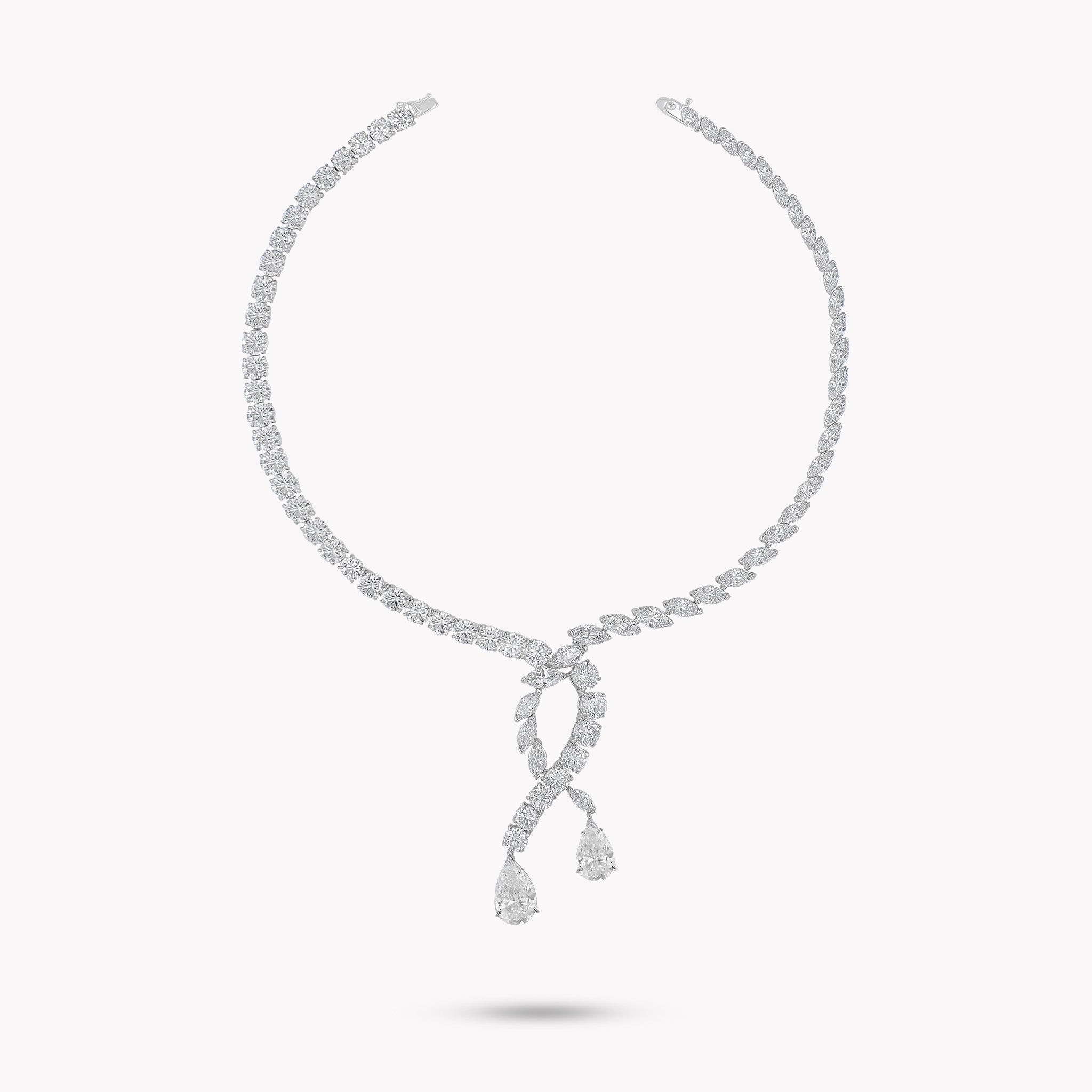 Multi Shape Drop Necklace